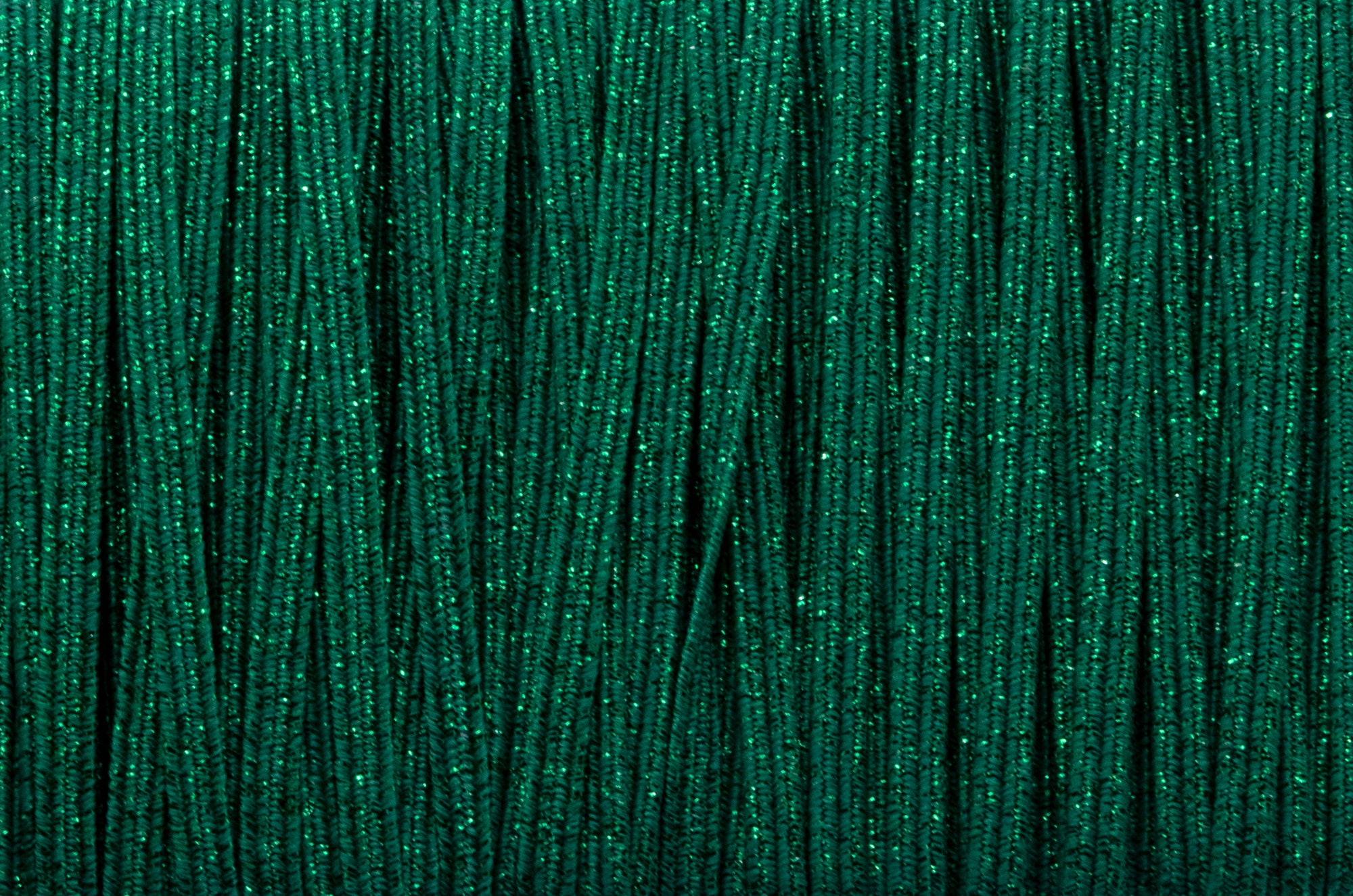 1/8 inch Elastic Metallic Emerald Elastic