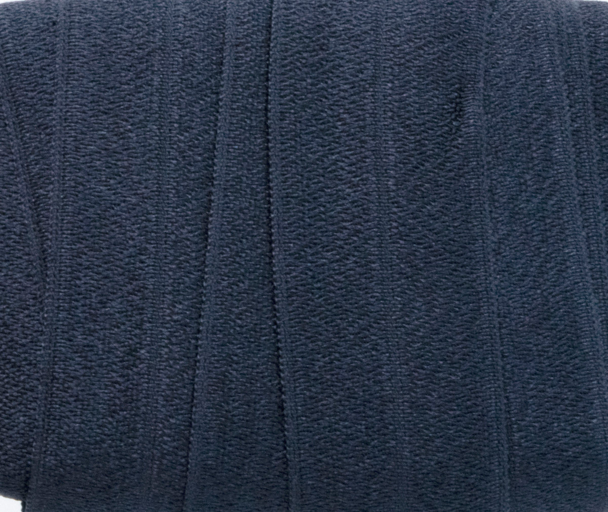 1&quot; Fold Over Elastic Charcoal Elastic
