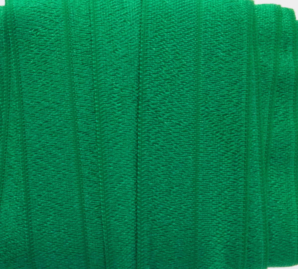 1&quot; Fold Over Elastic Green Elastic
