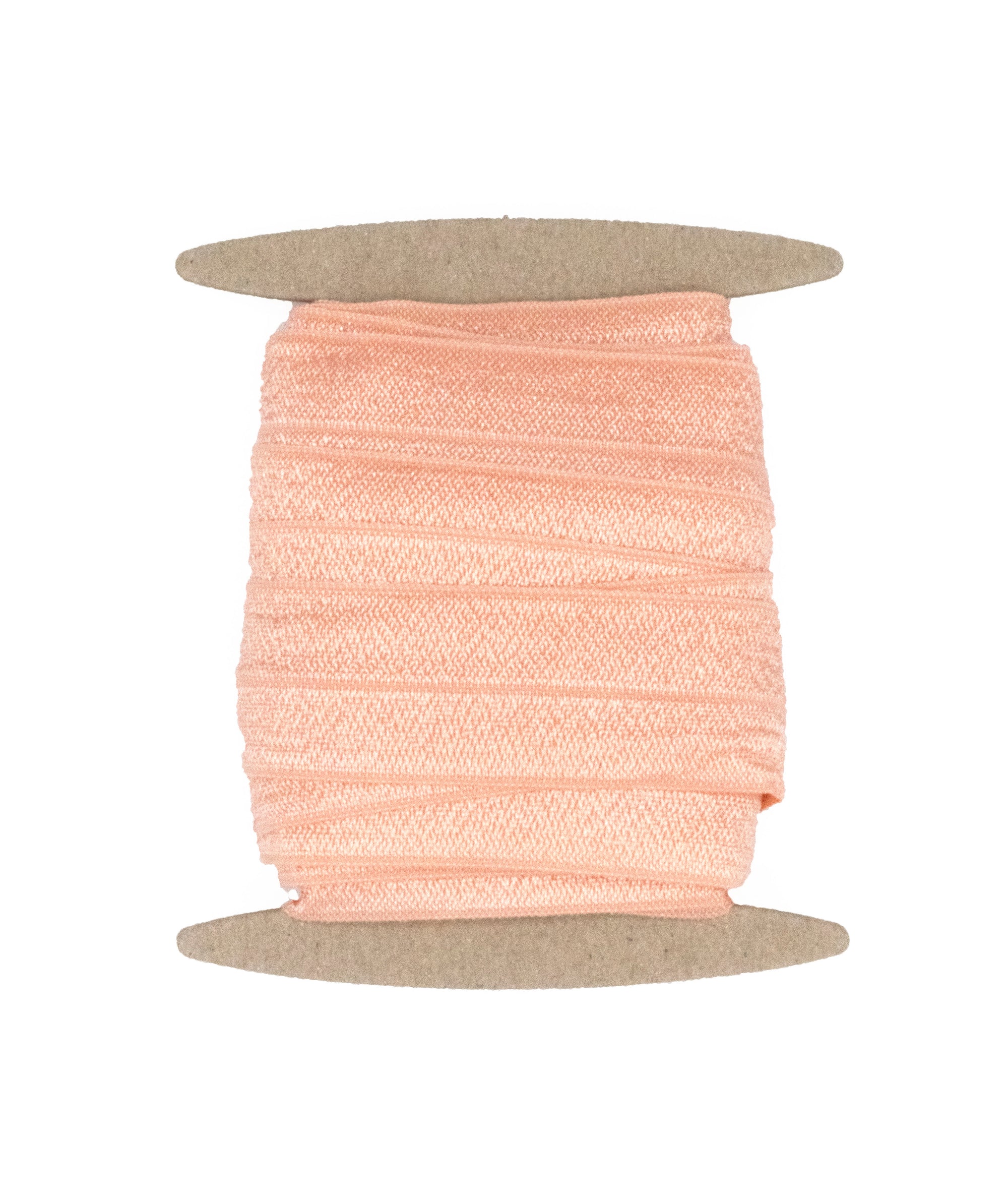 1" Fold Over Elastic Peach Elastic