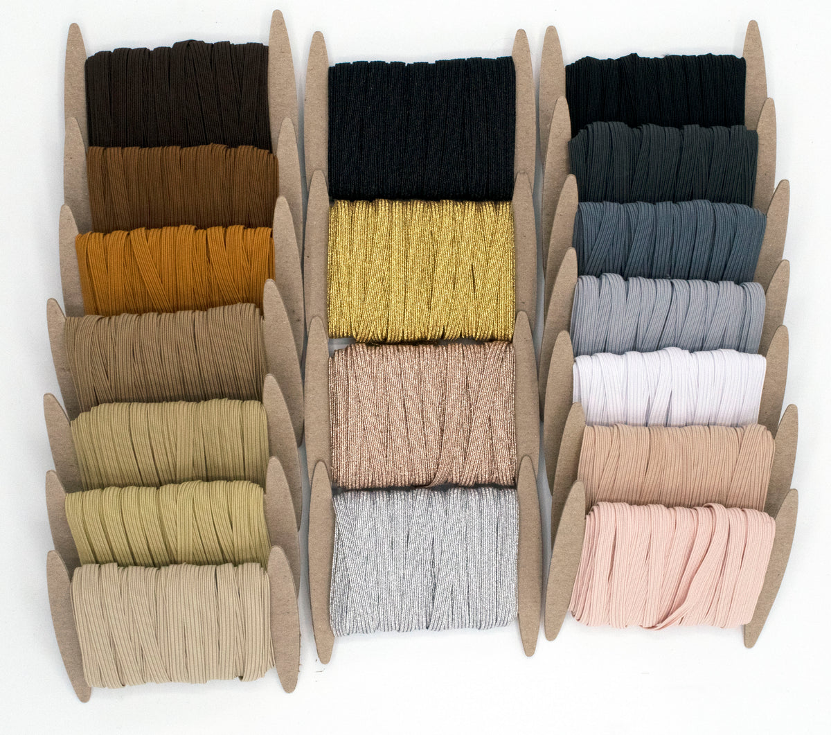 1/4 inch Elastic Metallic Forest Green Elastic