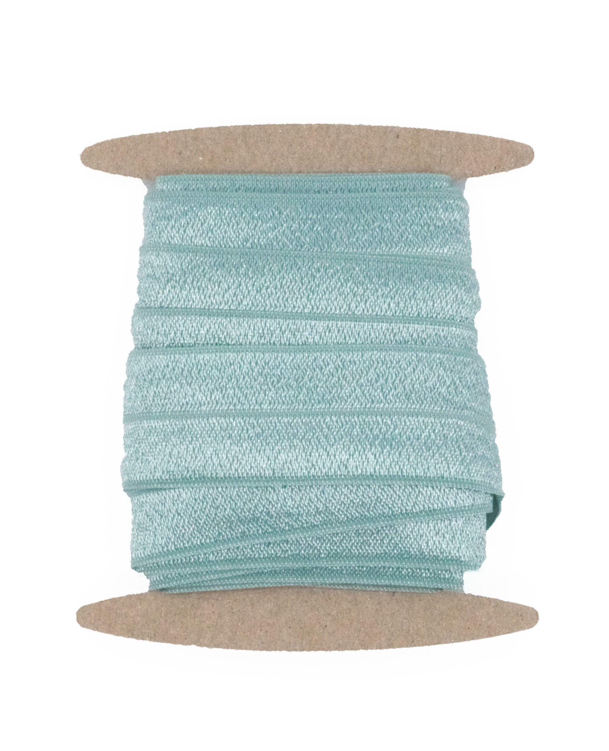 1" Fold Over Elastic Nile Light Teal Elastic