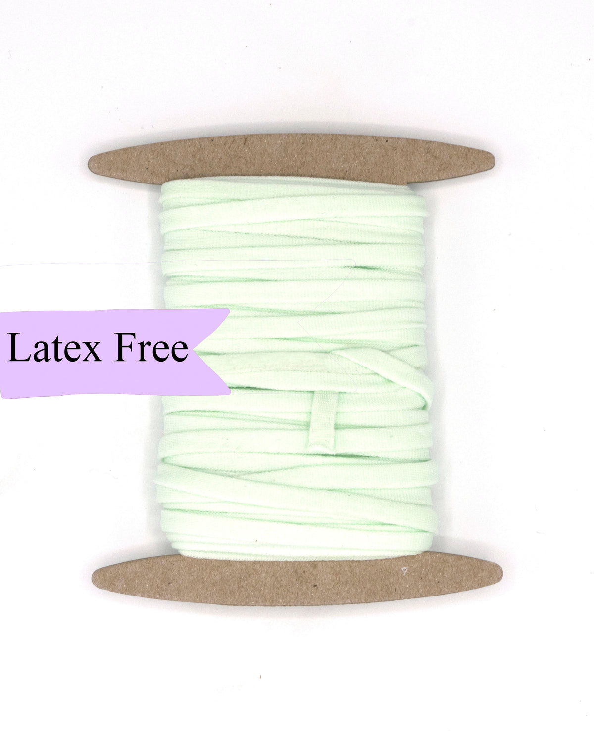 Latex Free Elastic Pastel Green 5mm