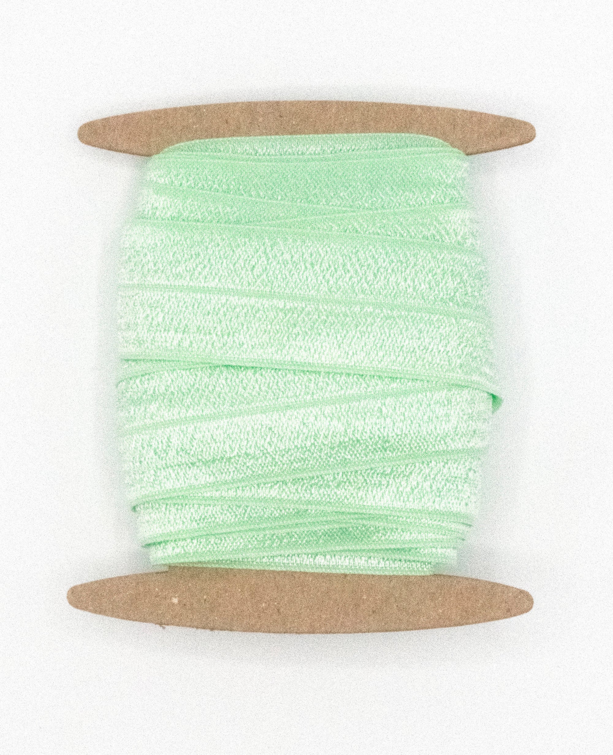 1" Fold Over Elastic Pastel Green Elastic