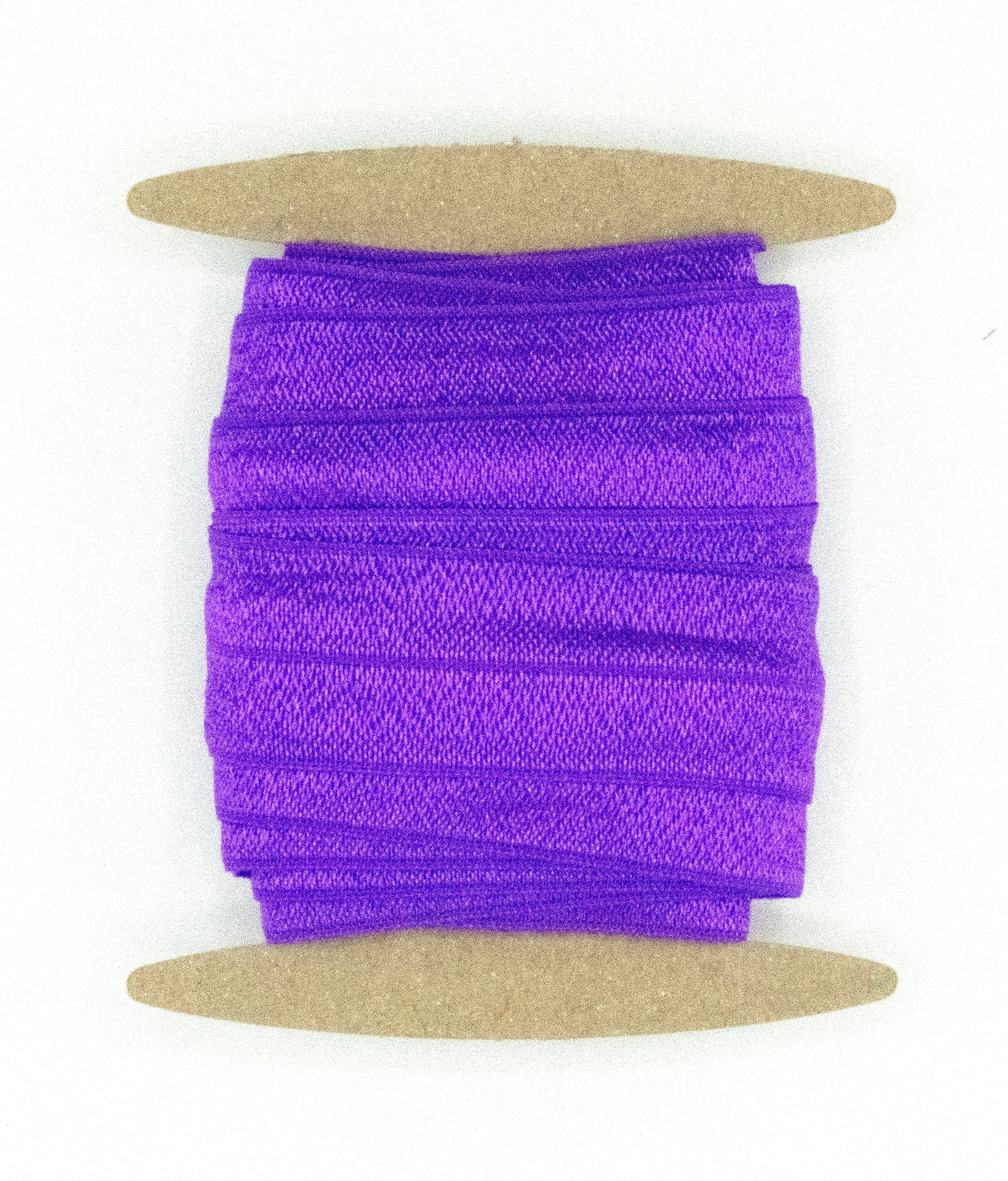 1" Fold Over Elastic Purple Elastic