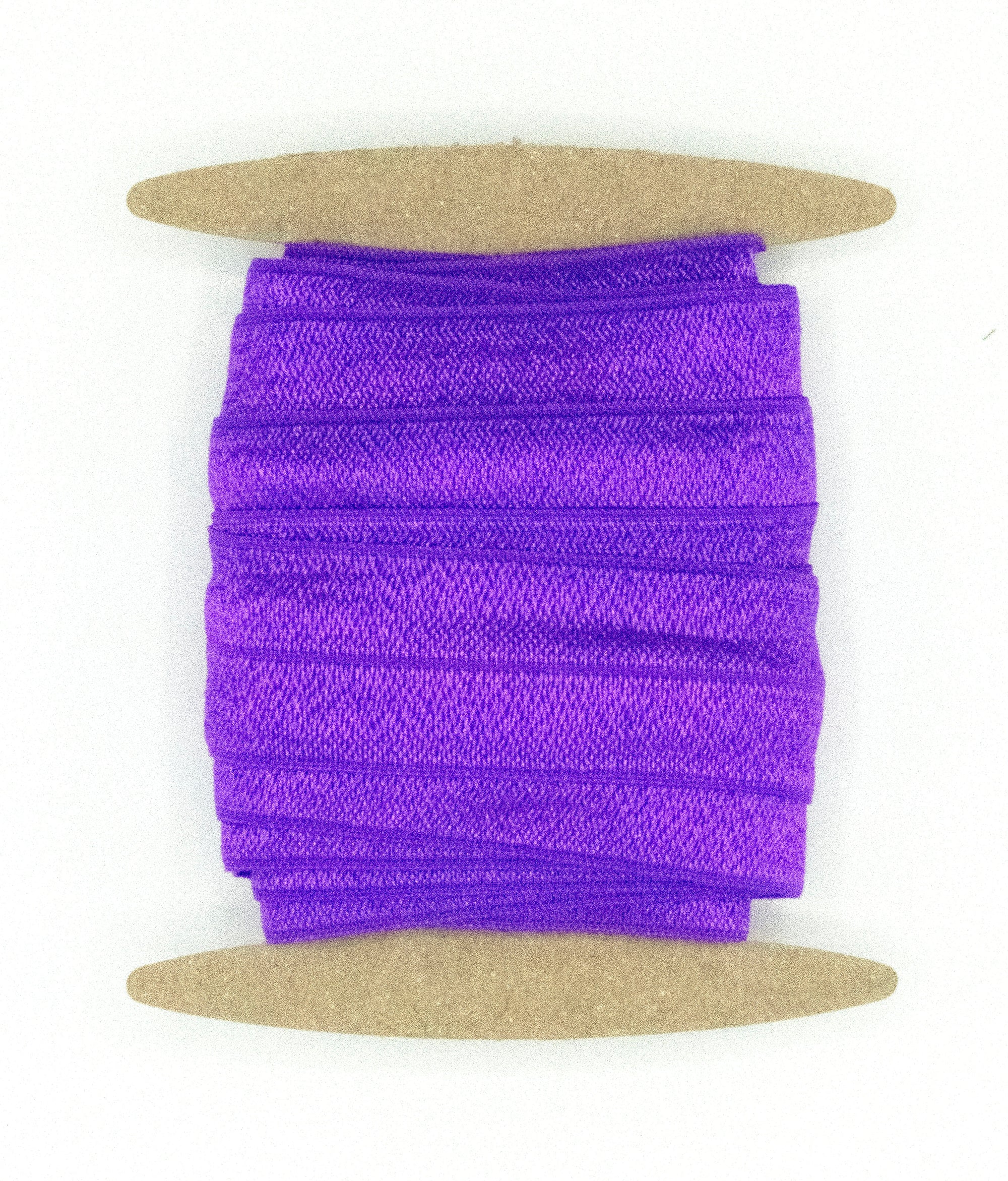 1" Fold Over Elastic Purple Elastic