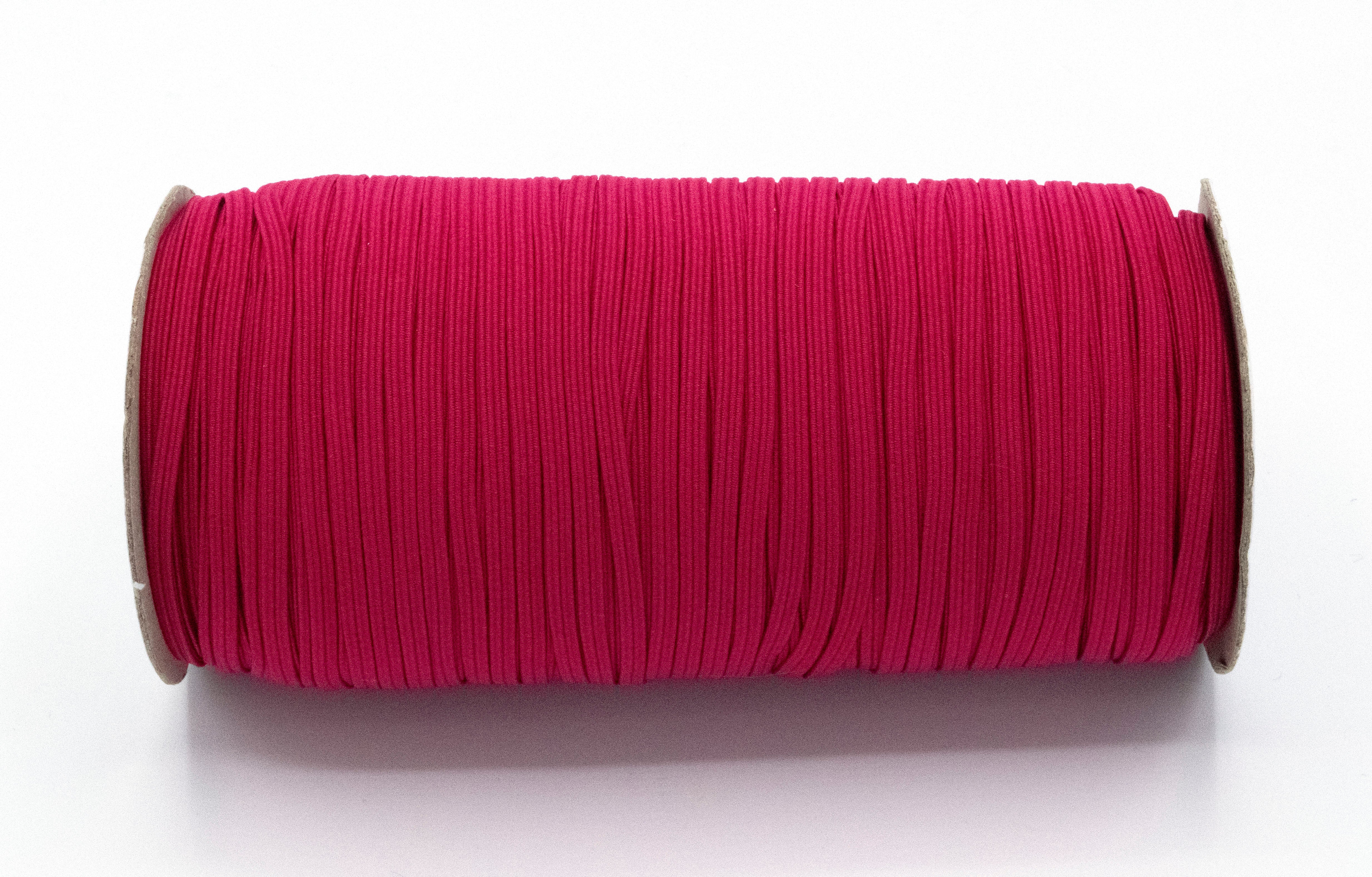 1/8 inch Elastic Raspberry Elastic