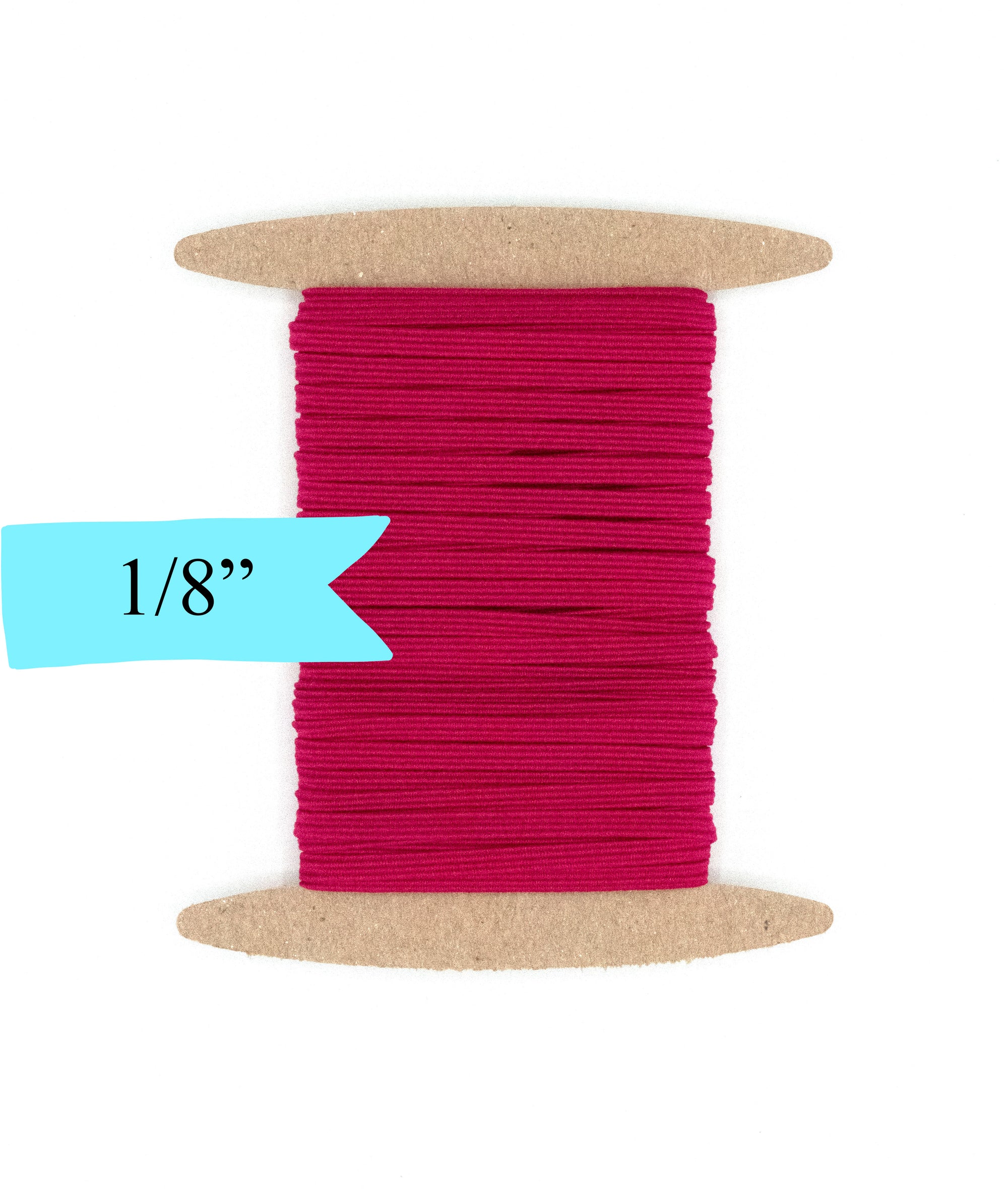 1/8 inch Elastic Raspberry Elastic