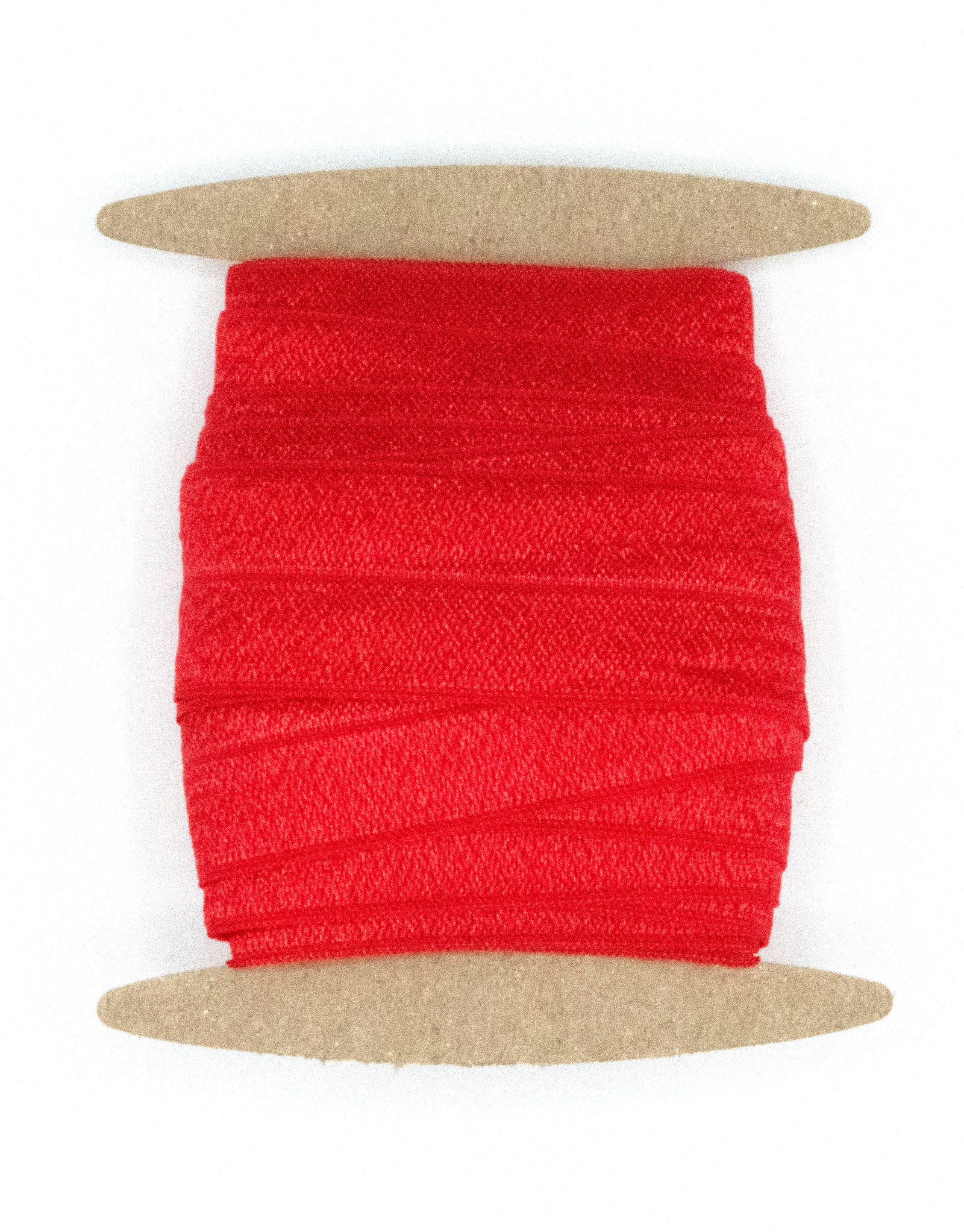 1" Fold Over Elastic Red Elastic