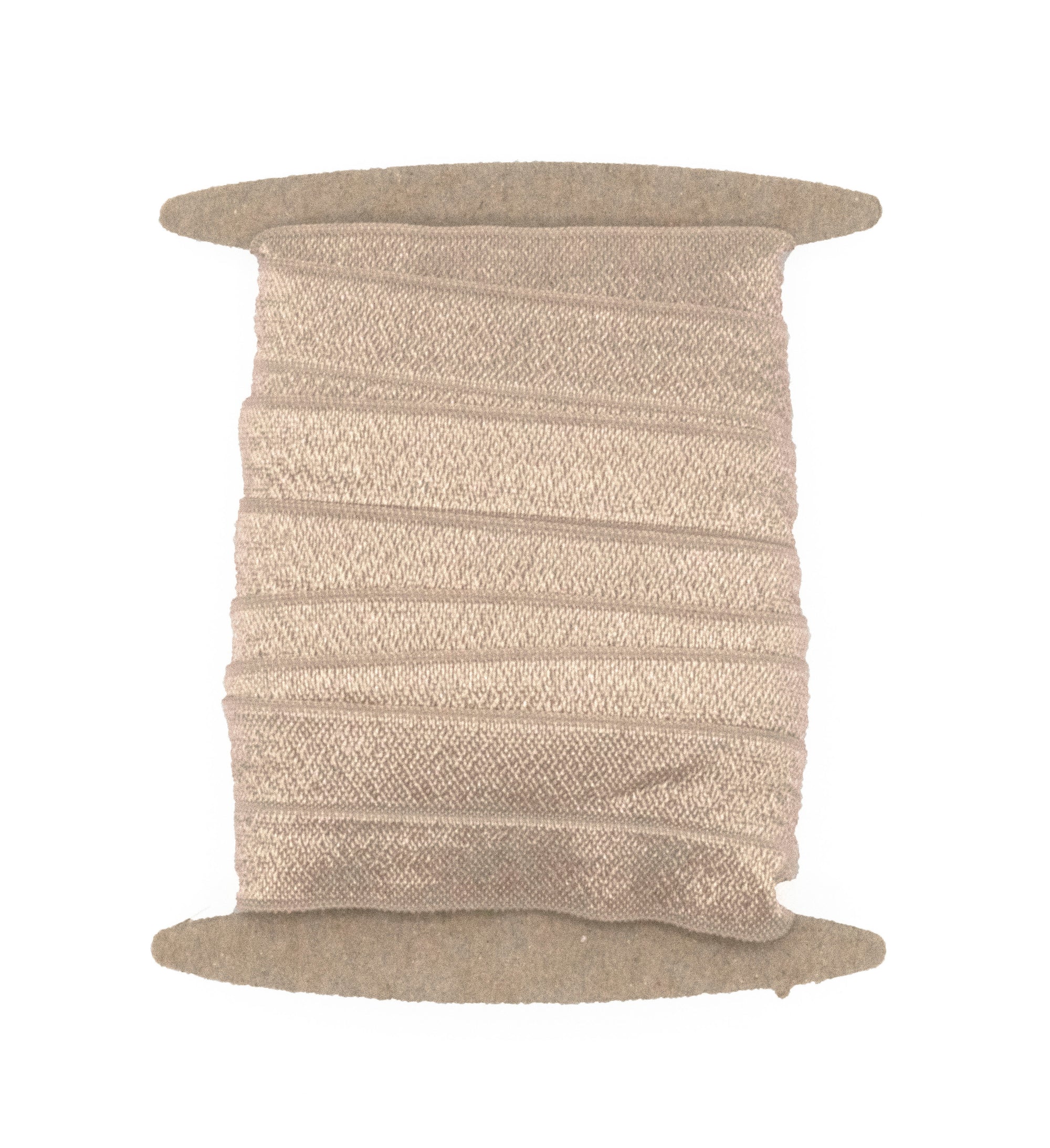 1" Fold Over Elastic Taupe Elastic