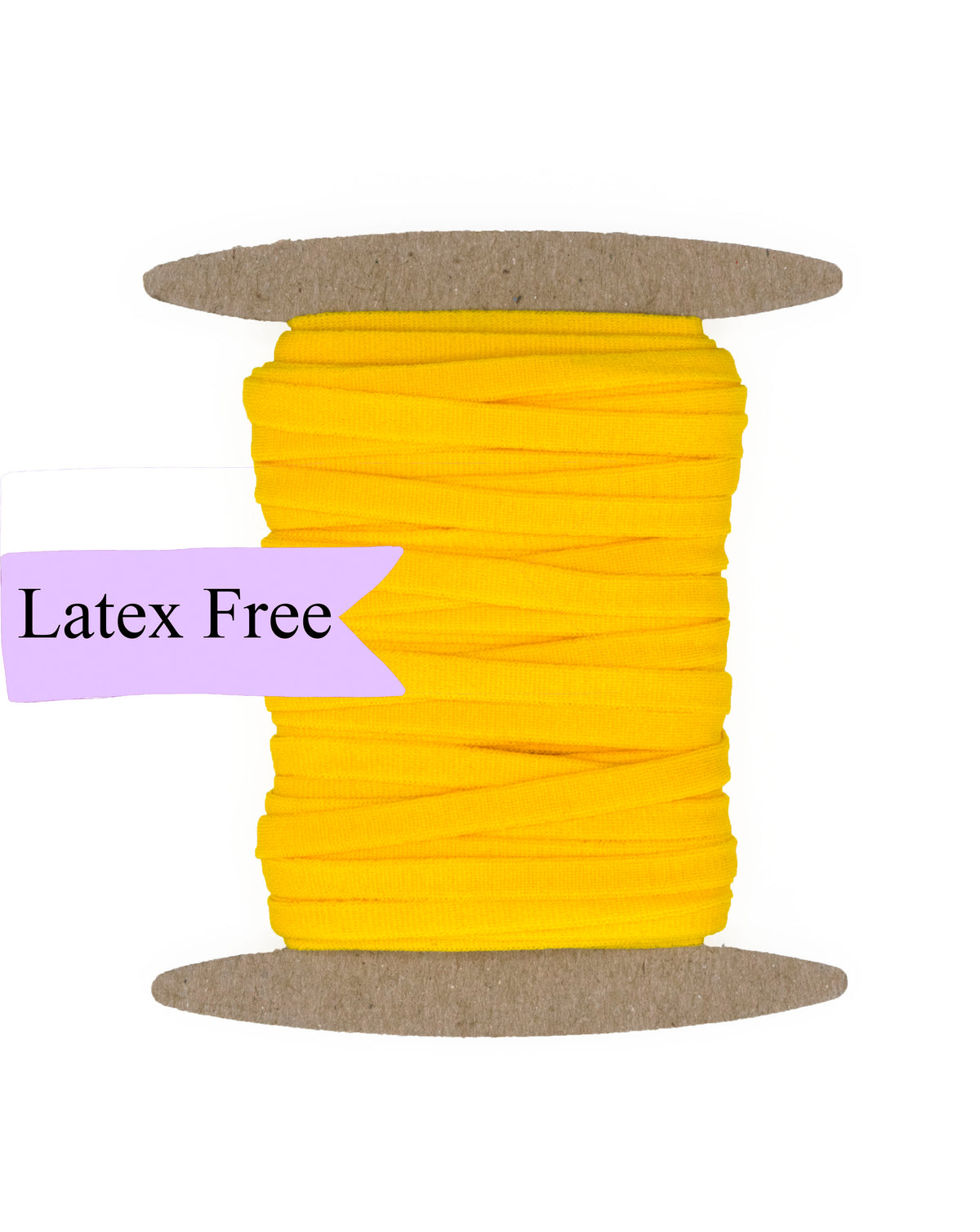 Latex Free Elastic Yellow 5mm