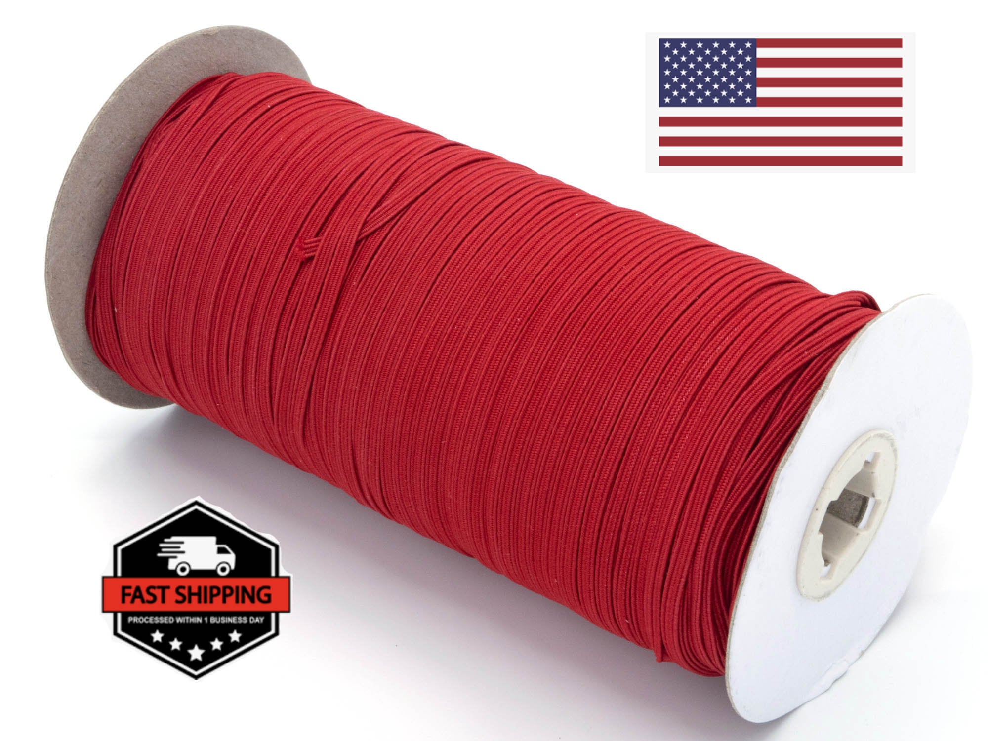 1/8 inch Elastic Red Elastic