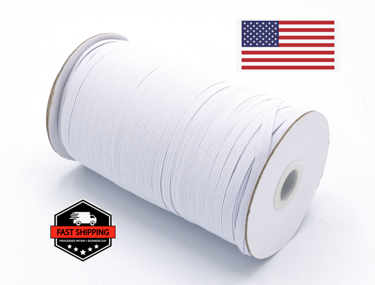 1/4 inch Elastic White Elastic