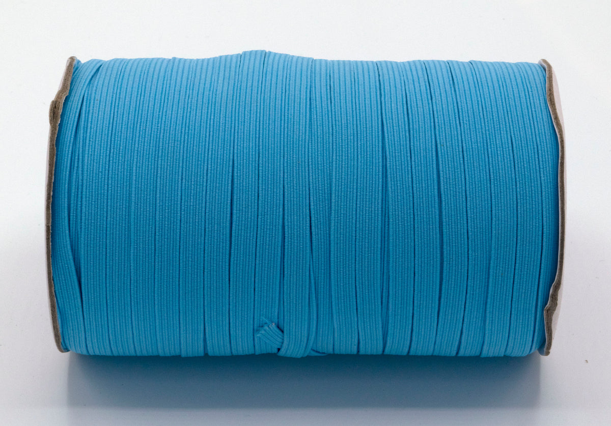 1/4 inch Elastic Blue Mist Elastic