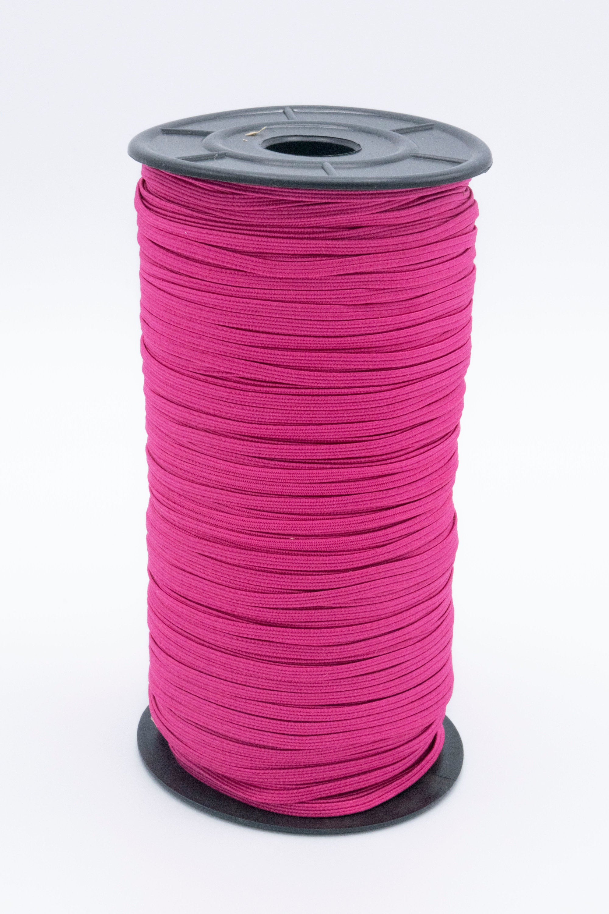 1/8 inch Elastic Azalea Pink Elastic