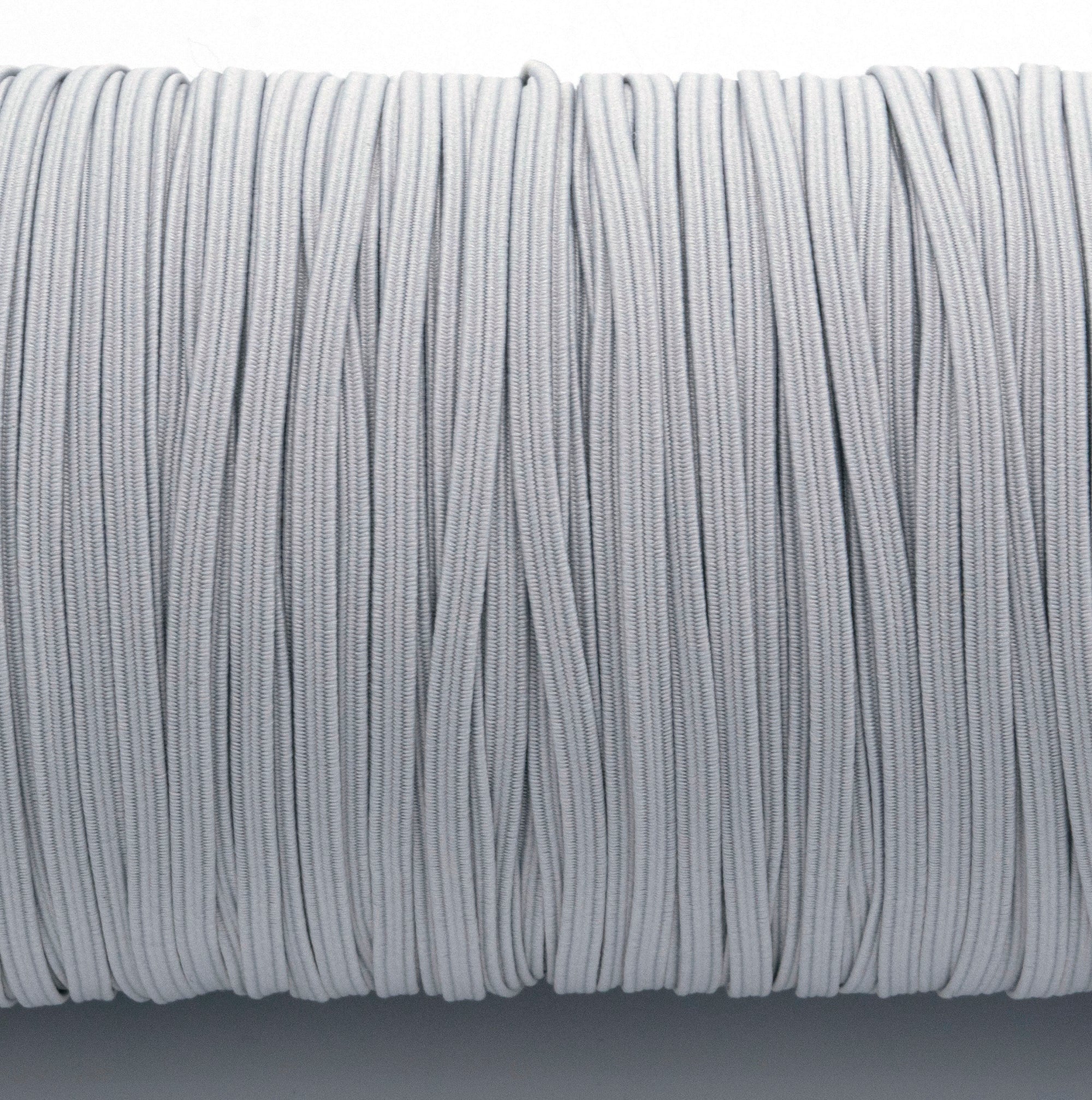 1/8 inch Elastic Silver Elastic