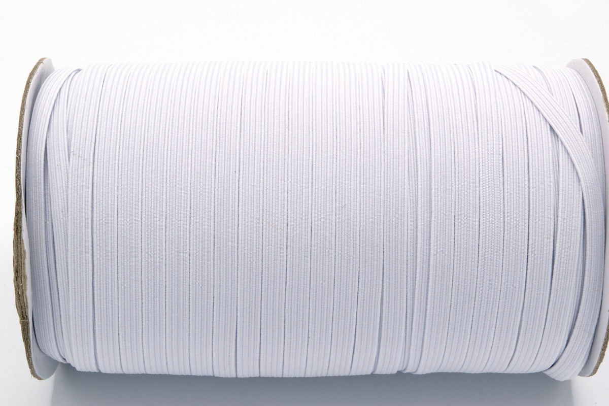 1/4 inch Elastic White Elastic