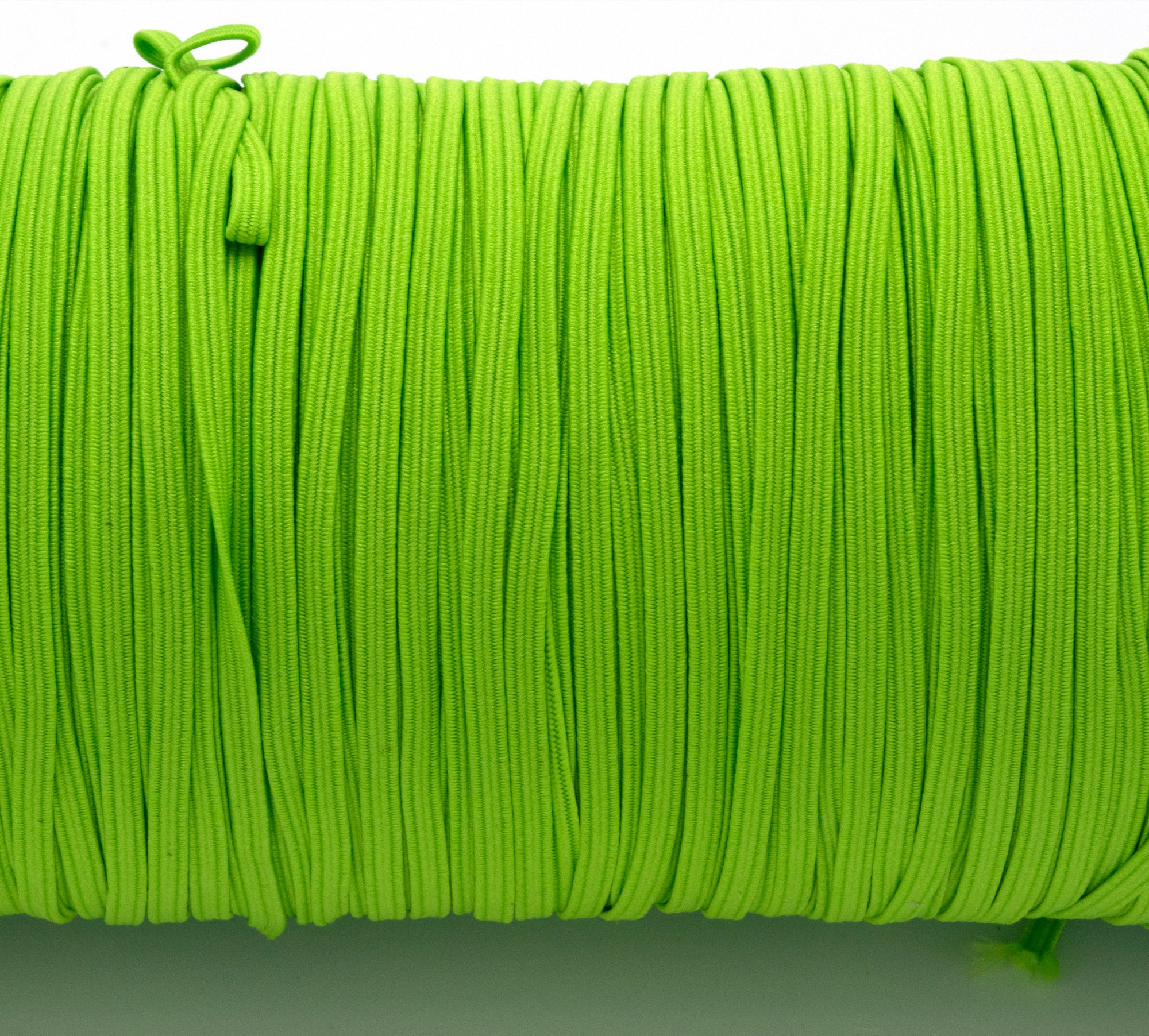 1/8 inch Elastic Apple Green Elastic