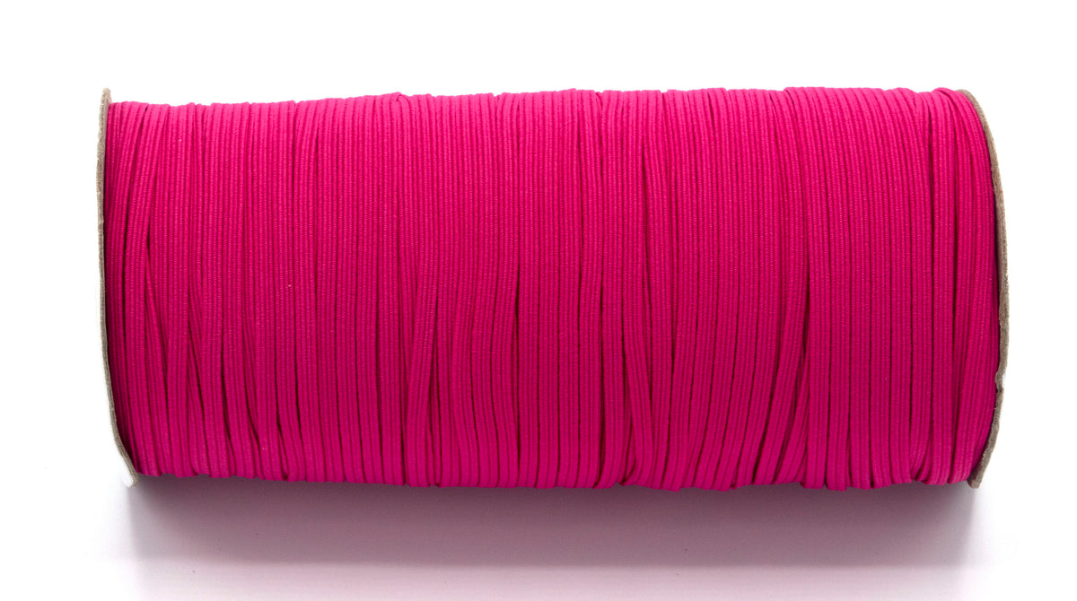 1/8 inch Elastic Shocking Pink Elastic