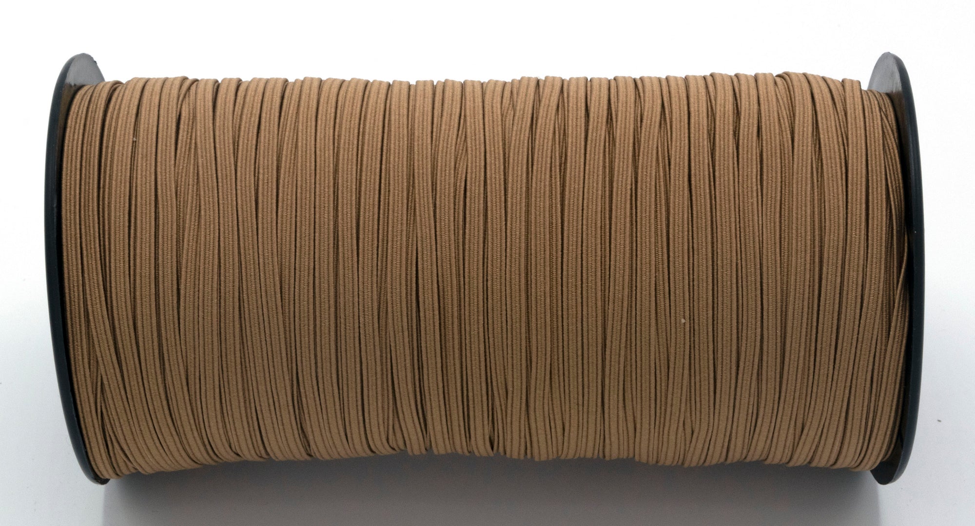 1/8 inch Elastic Latte Brown Elastic