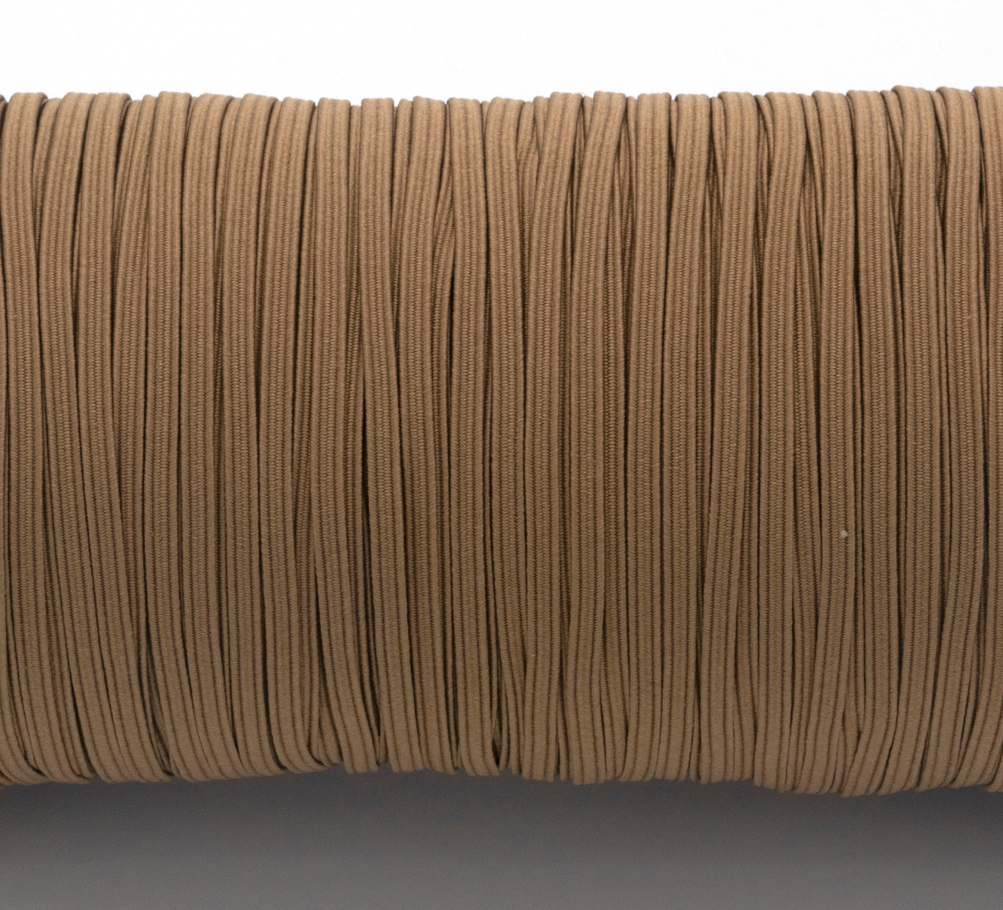 1/8 inch Elastic Latte Brown Elastic