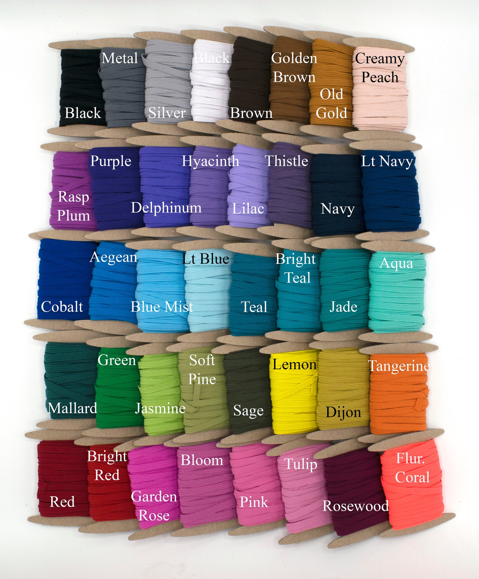 1/4 inch Elastic Orange Elastic