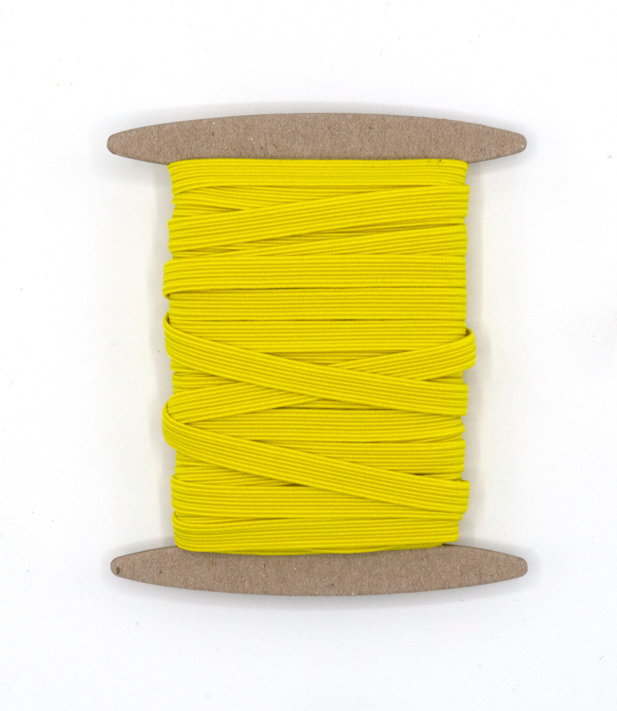 1/4 inch Elastic Lemon Yellow Elastic