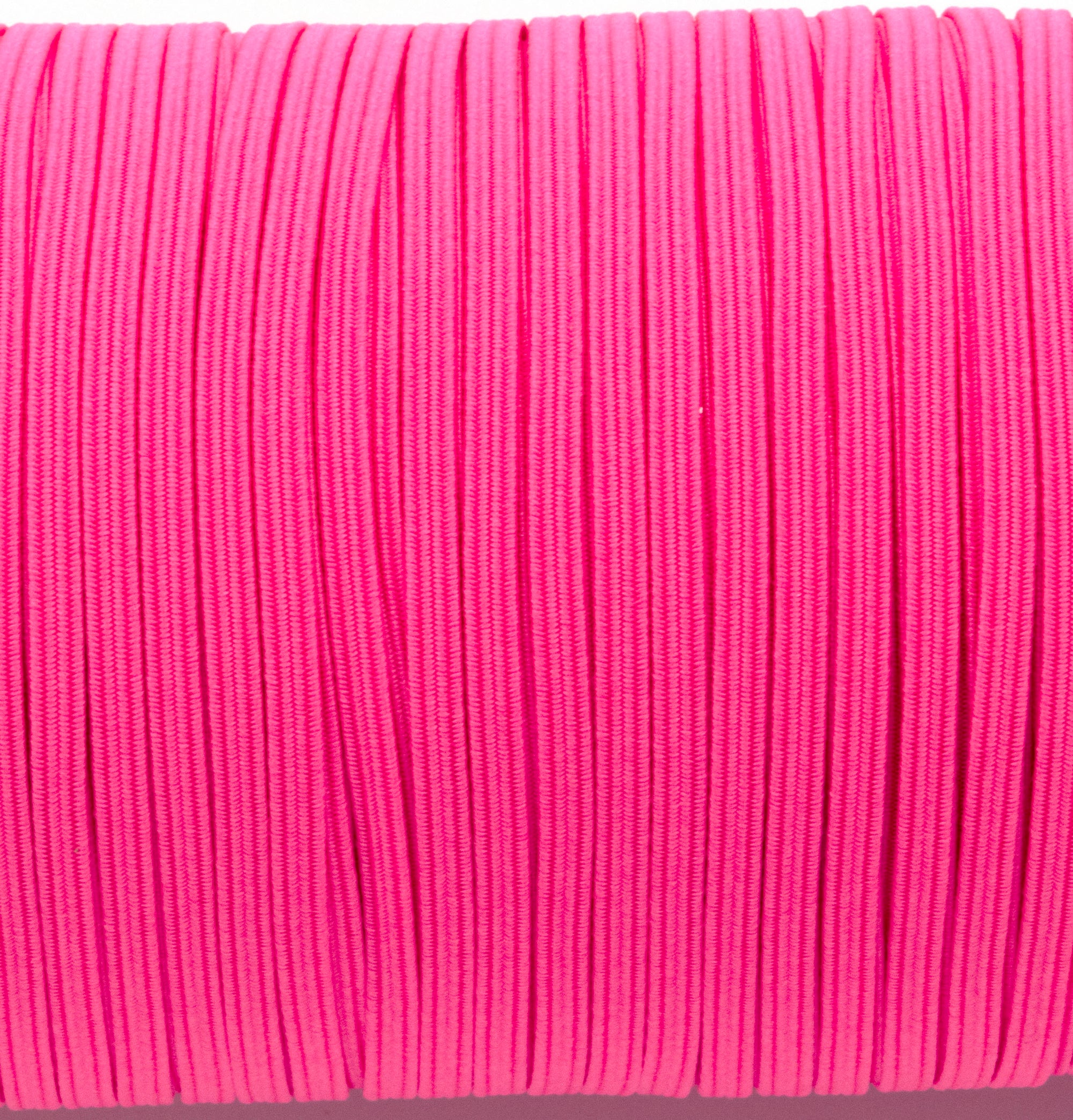 1/8 inch Elastic Passion Fruit Neon Hot Pink Elastic