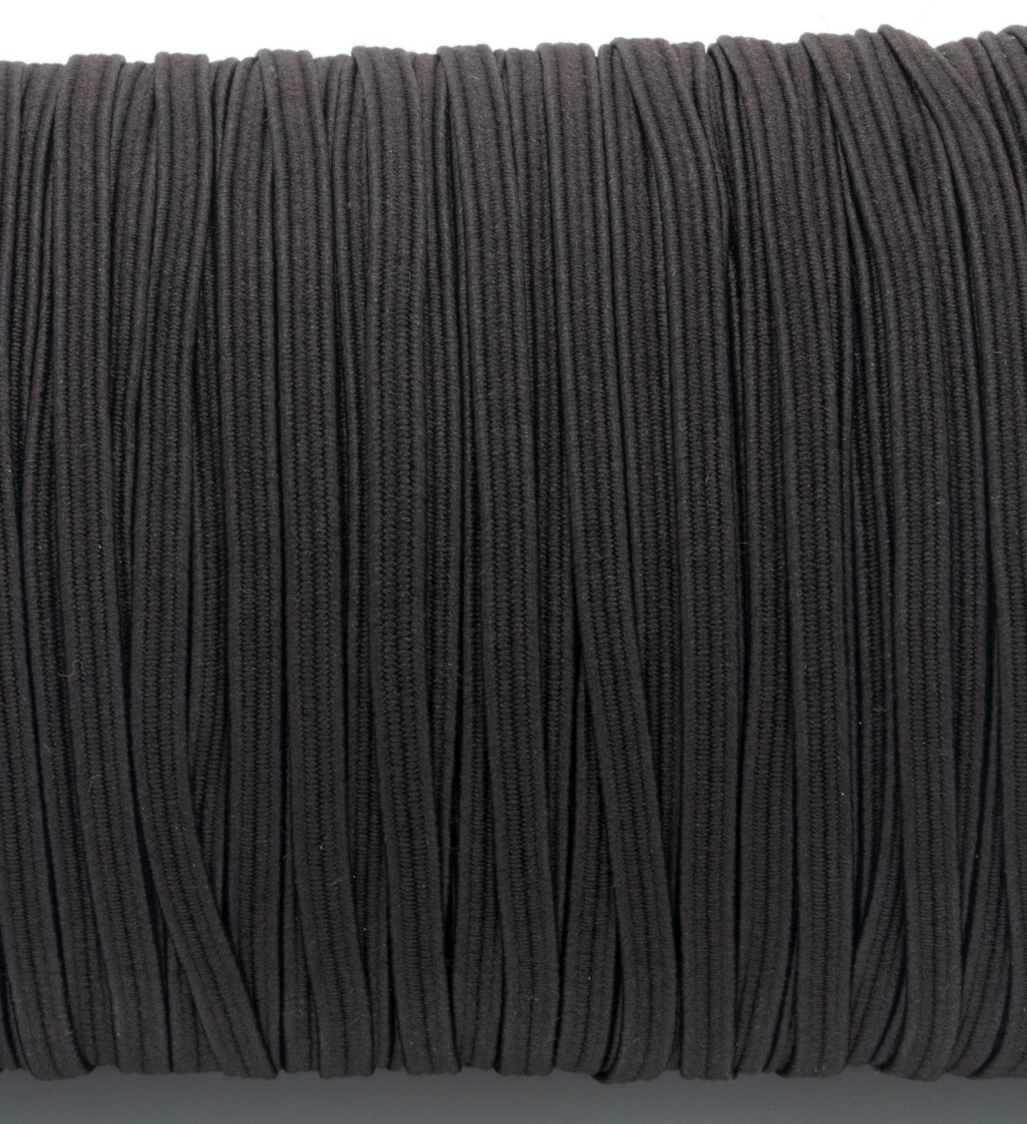 1/8 inch Elastic Dark Brown Elastic