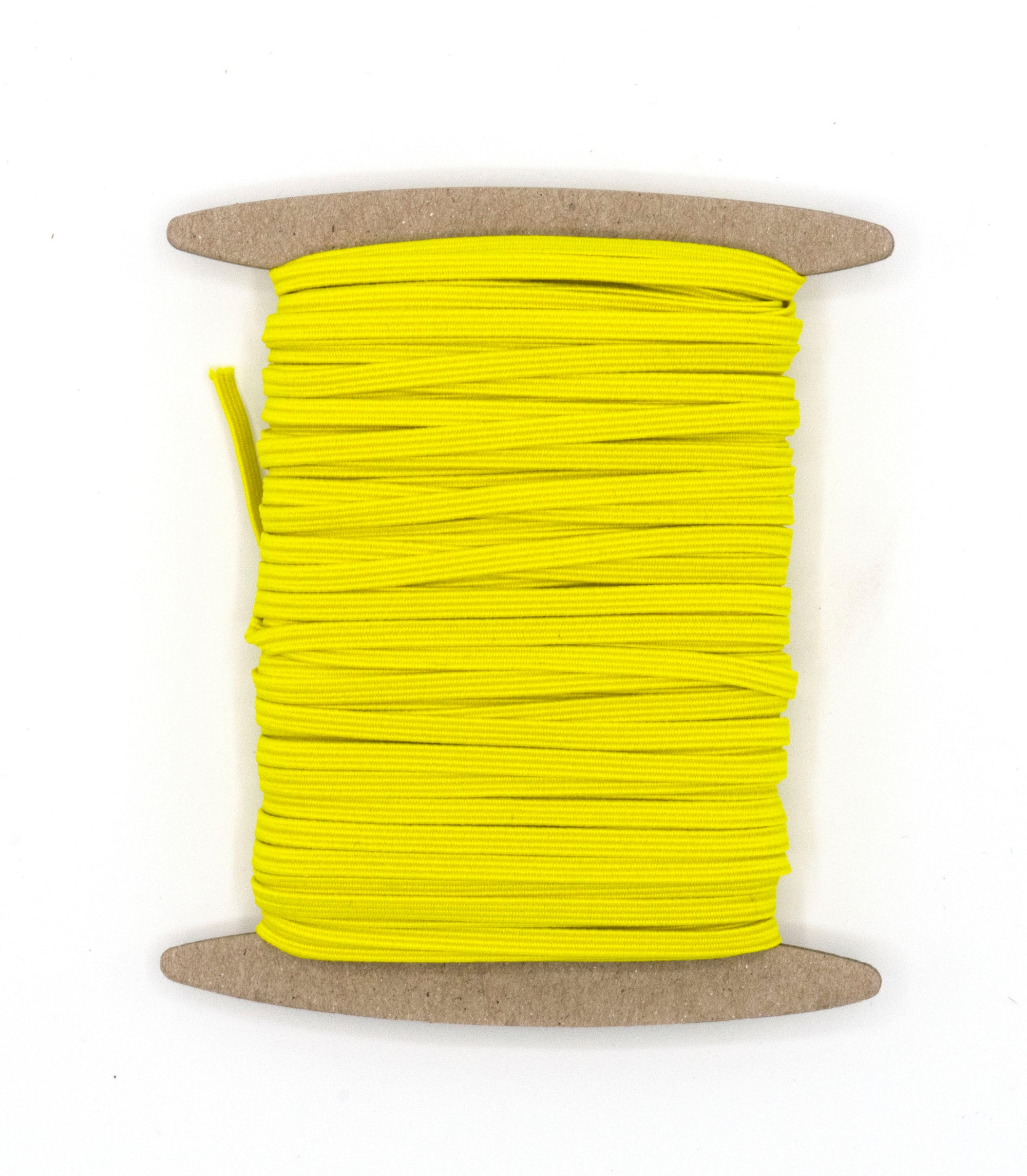 1/8 inch Elastic Lemon Yellow Elastic