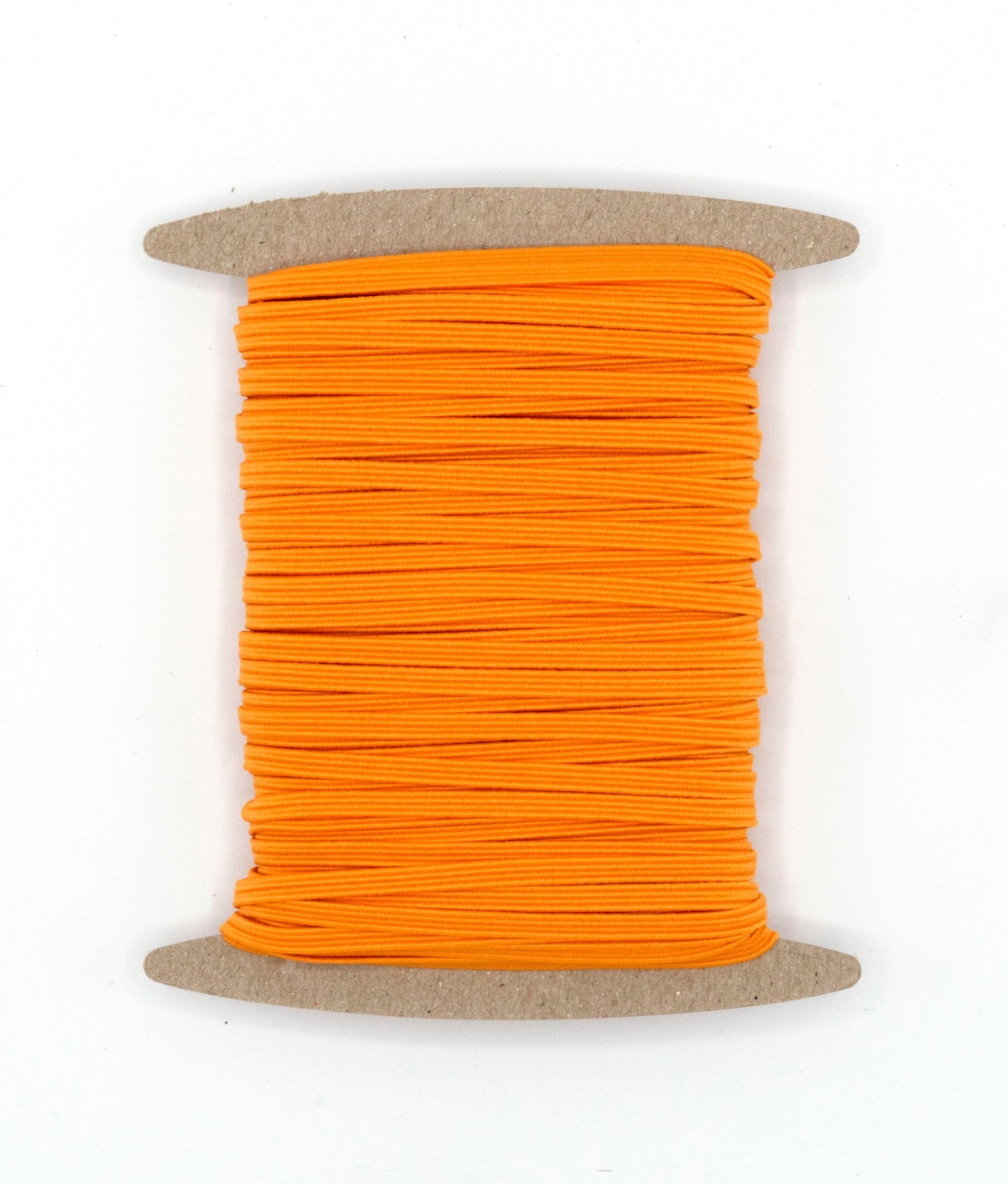 1/8 inch Elastic Tangerine Orange Elastic