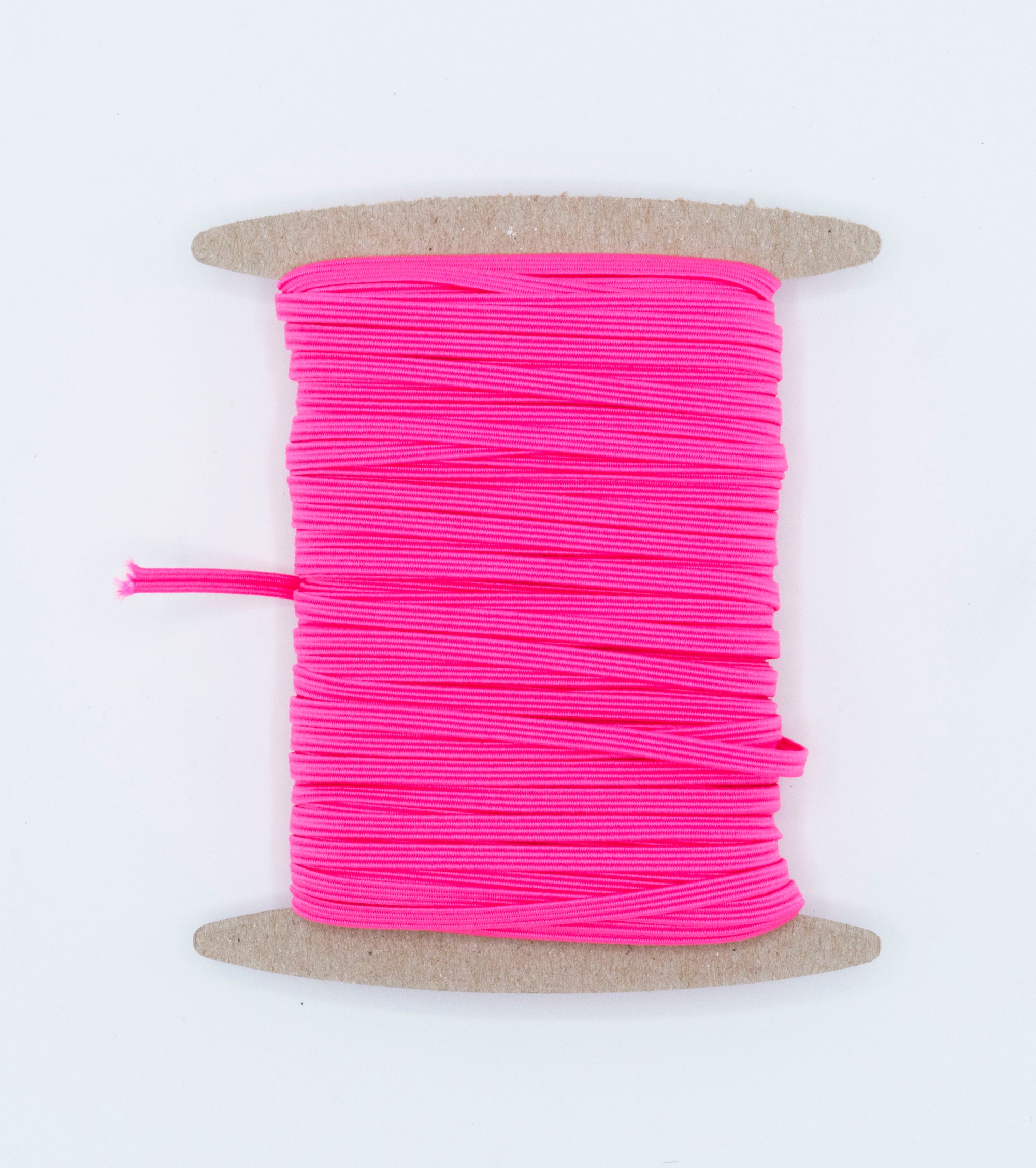 1/8 inch Elastic Passion Fruit Neon Hot Pink Elastic