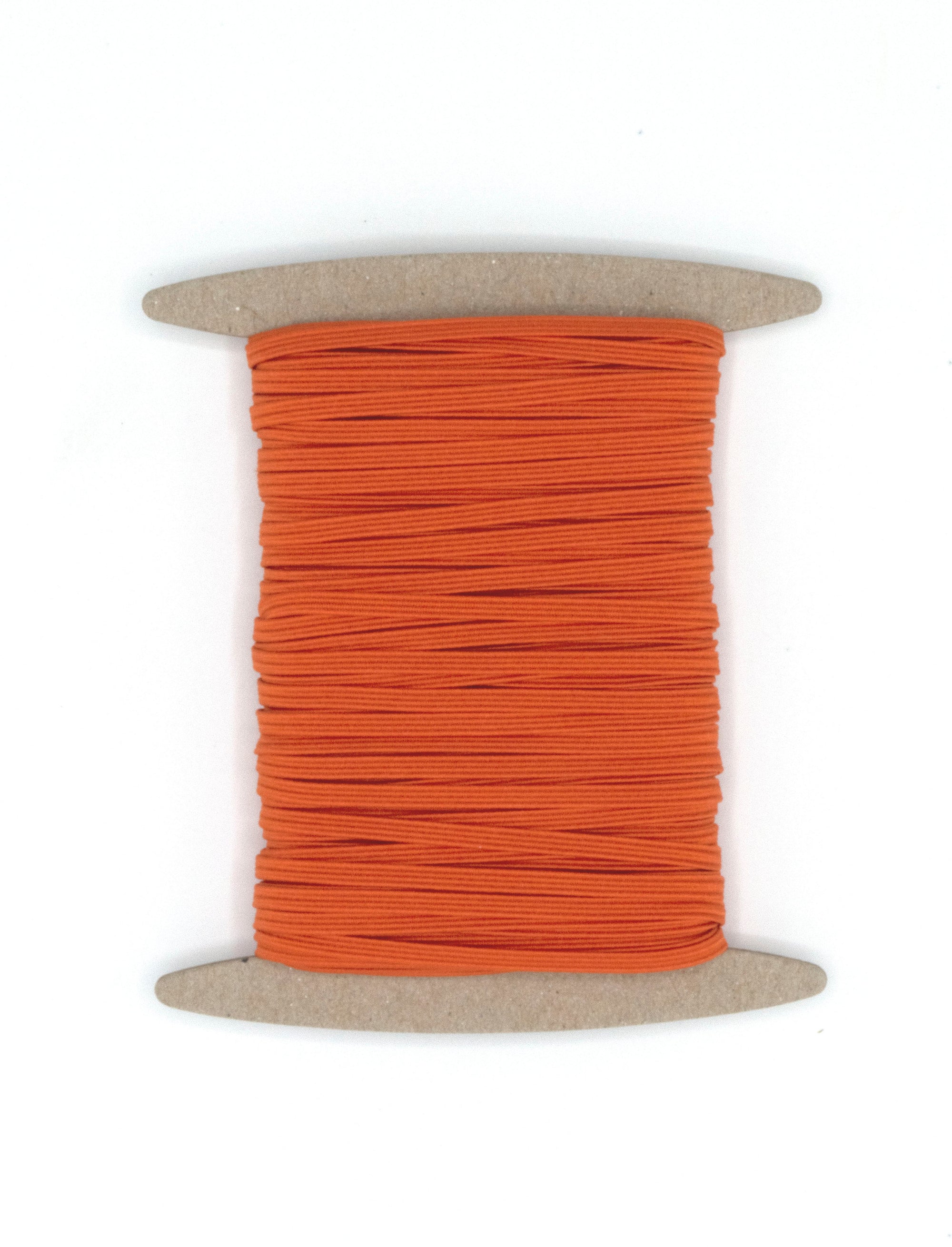 1/8 inch Elastic Pumpkin Orange Elastic