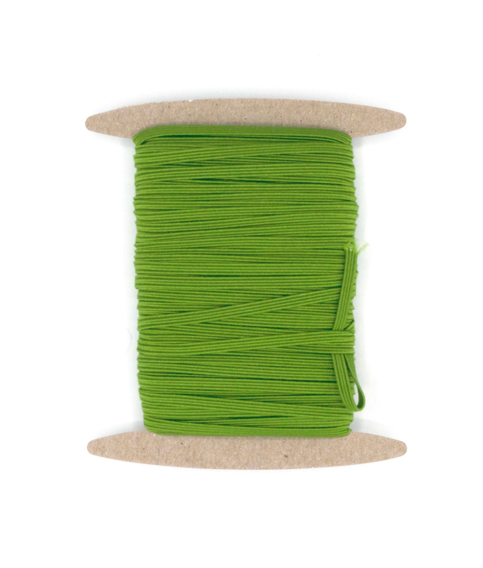 1/8 inch Elastic Sweet Pea Green Elastic