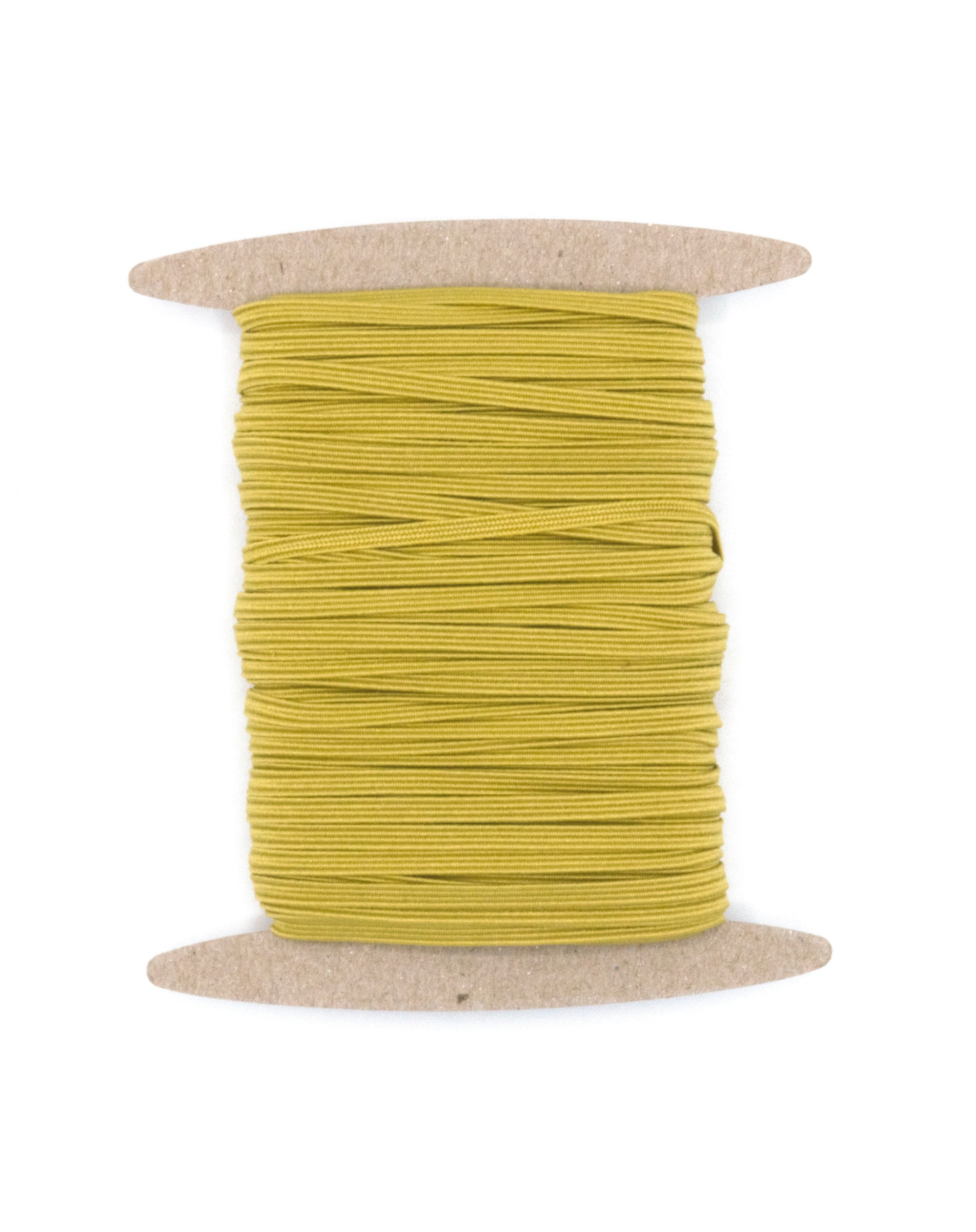 1/8 inch Elastic Dijon Yellow Elastic