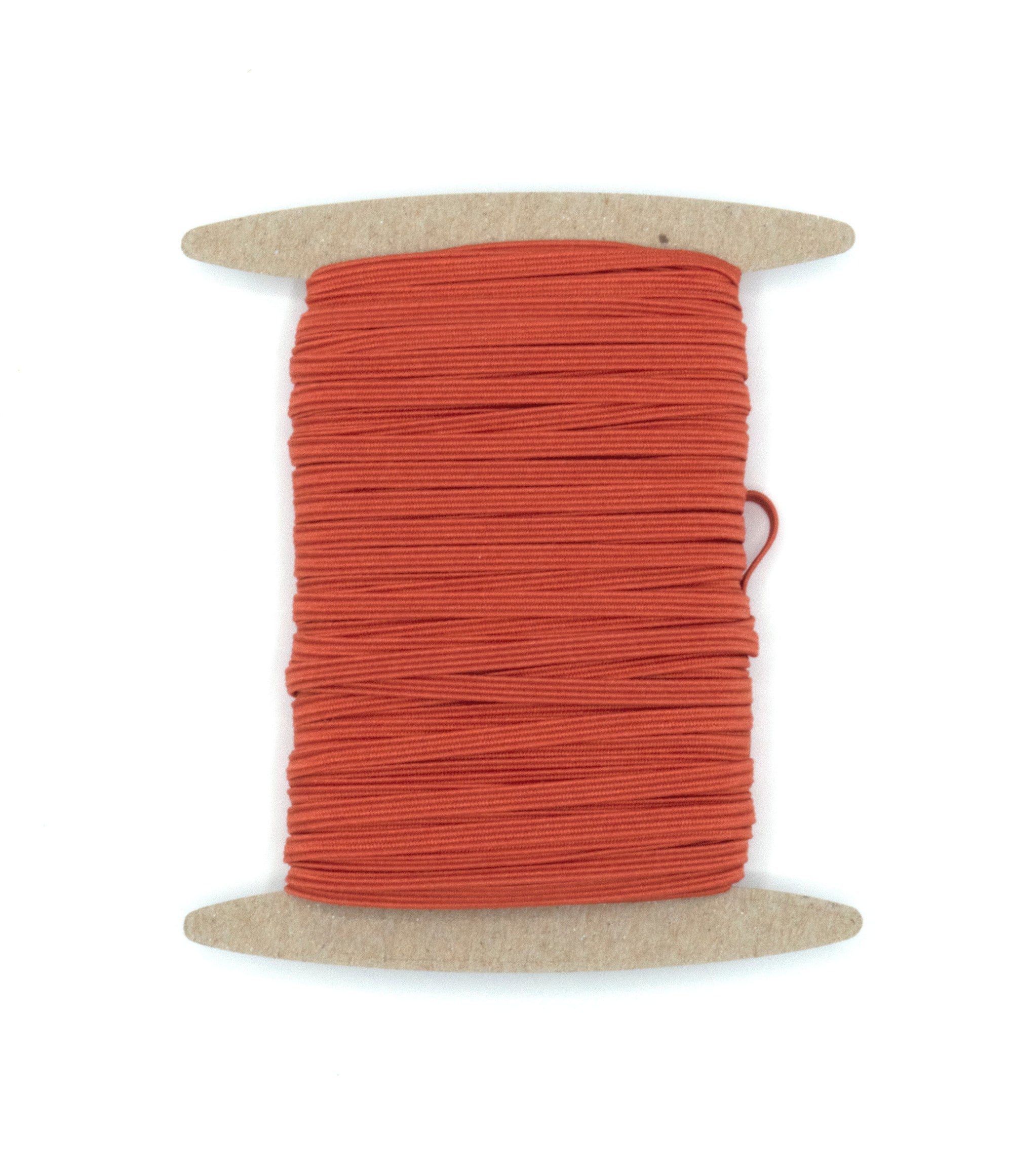 1/8 inch Elastic Burnt Orange Elastic