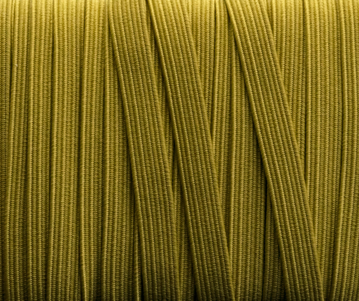 1/4 inch Elastic Dijon Yellow Elastic