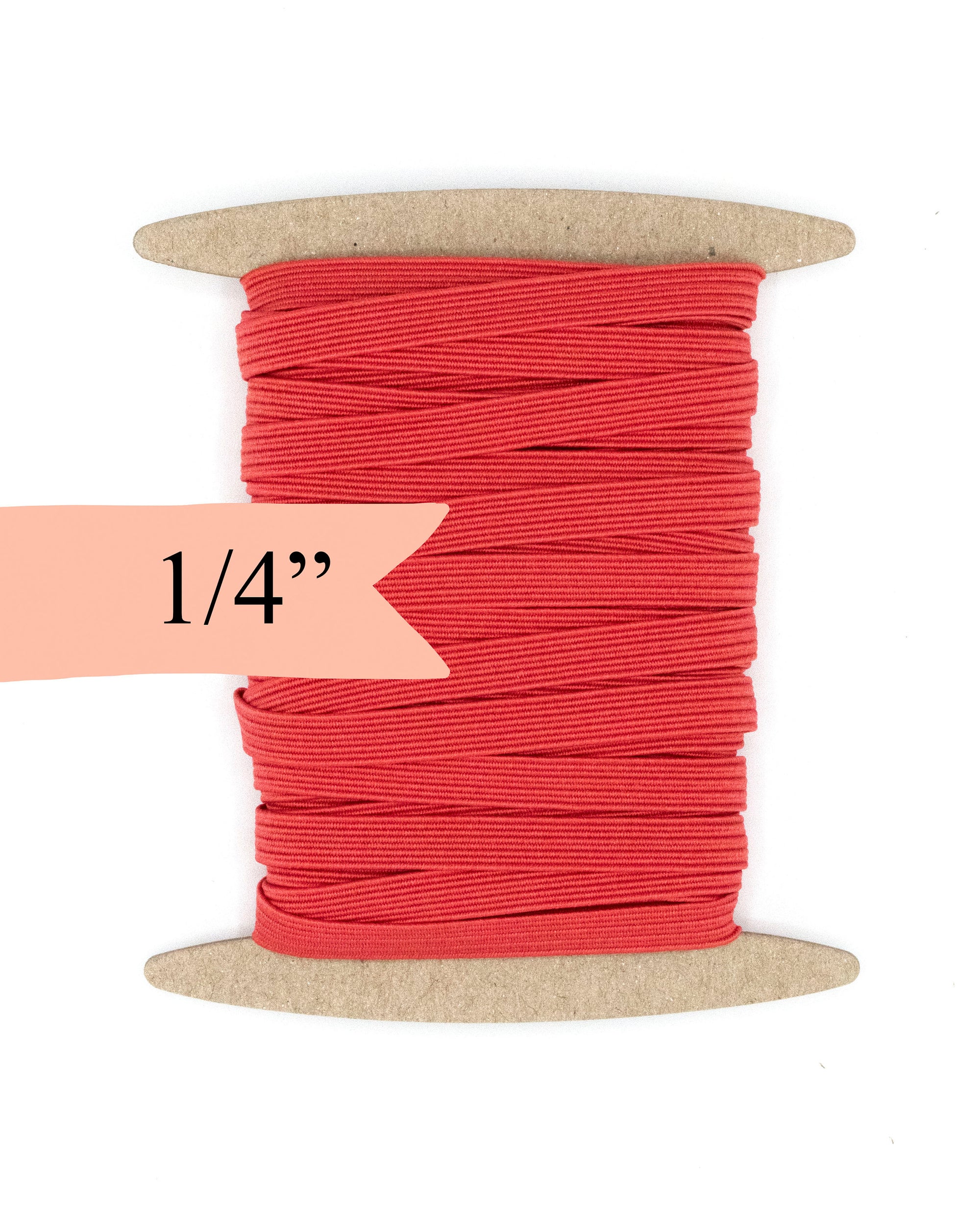 1/4 inch Elastic Watermelon Pink Elastic