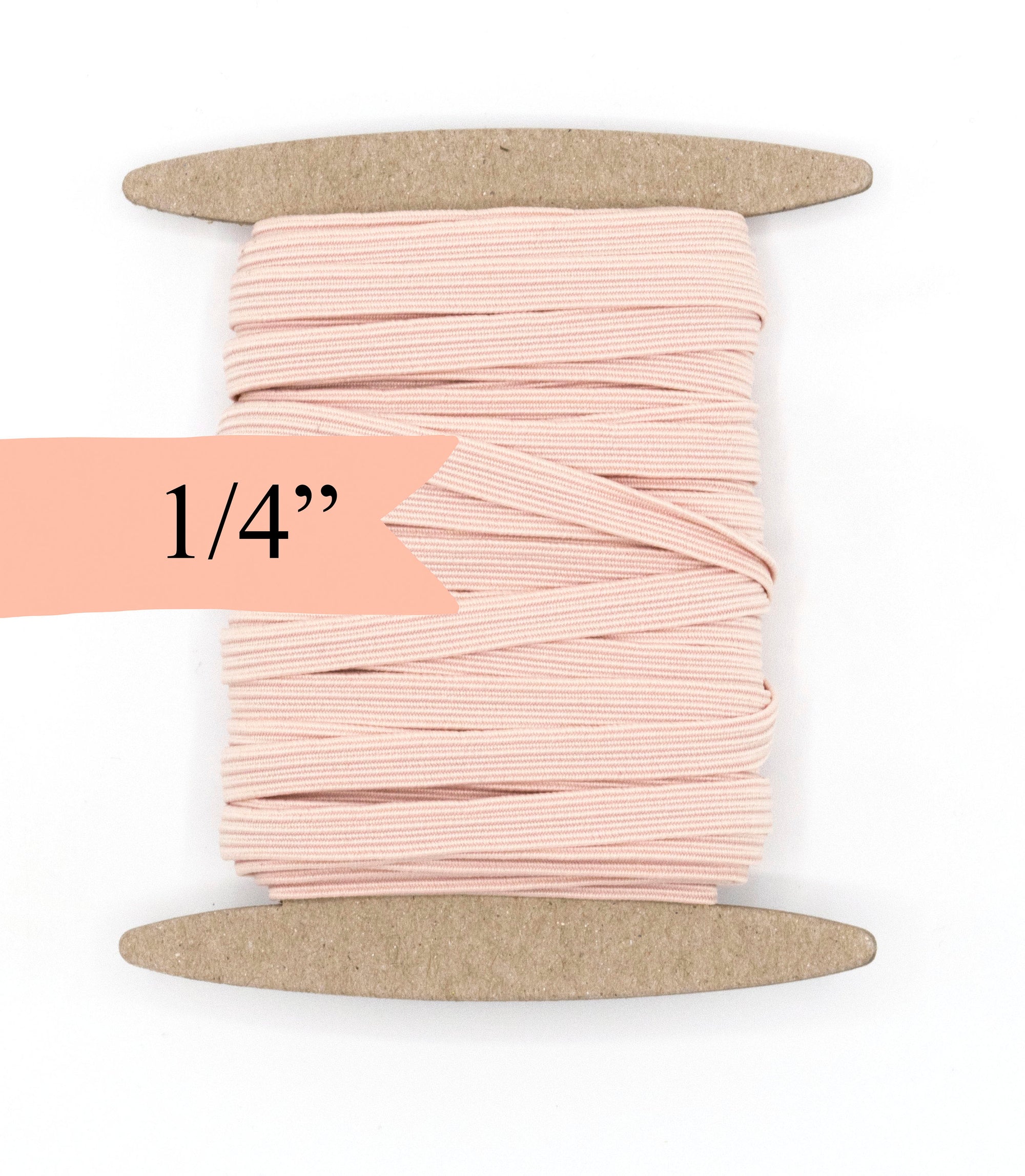 1/4 inch Elastic Creamy Peach Nude Elastic