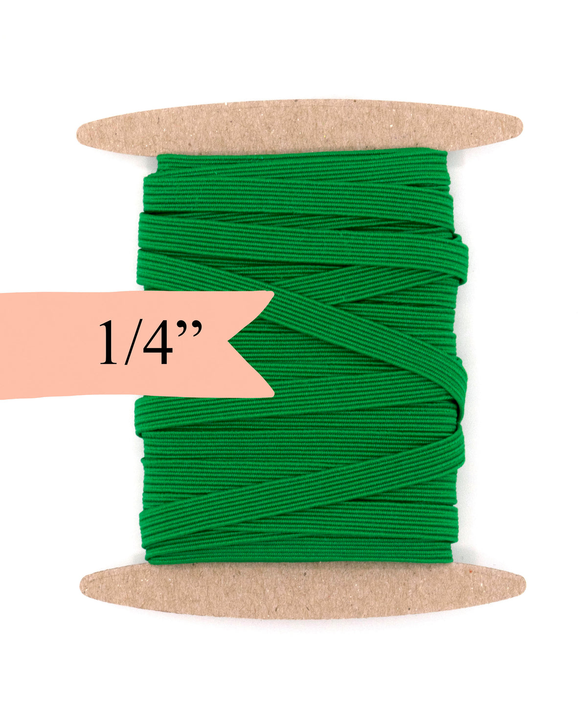 1/4 inch Elastic Green Elastic