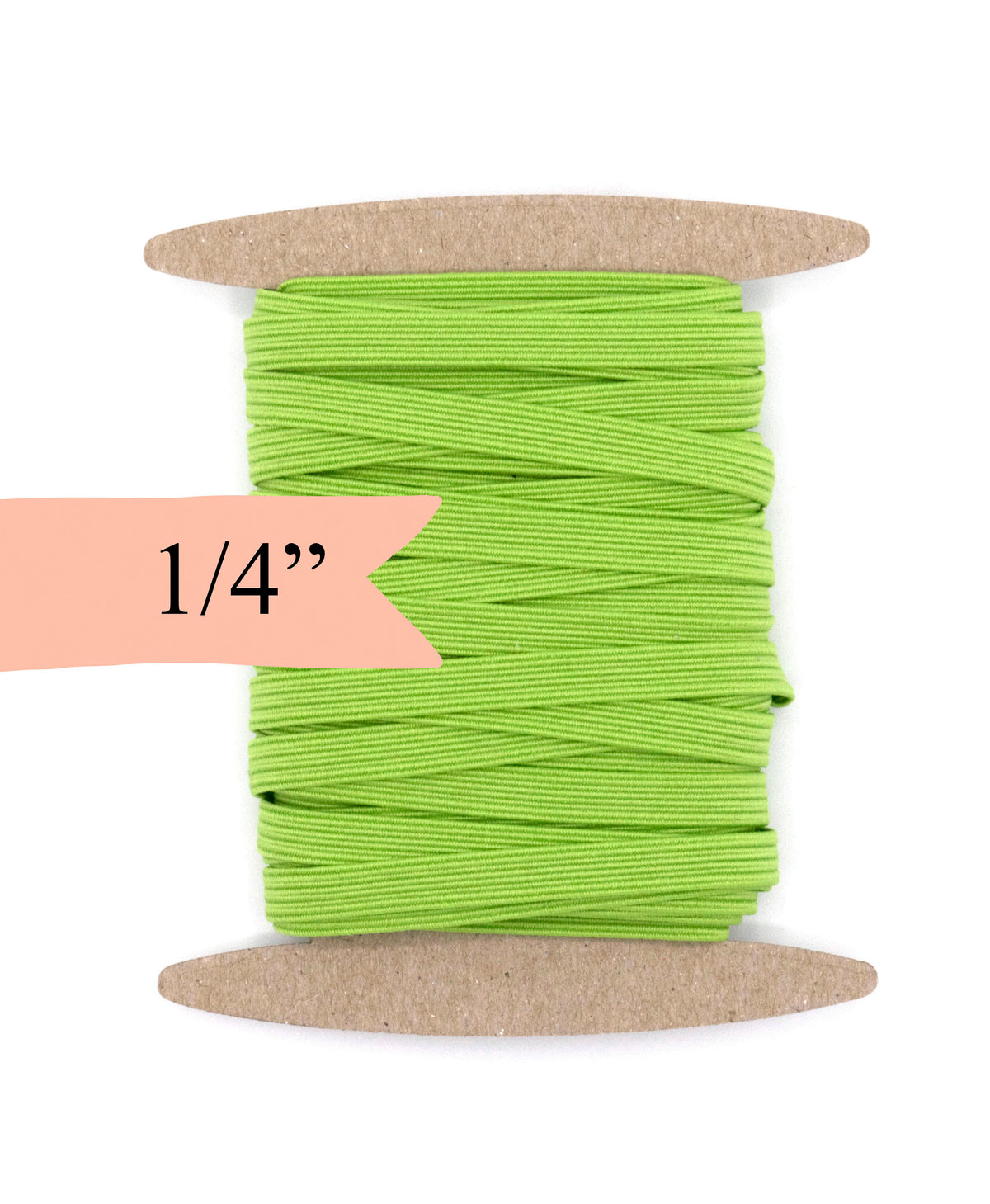 1/4 inch Elastic Jasmine Green Elastic