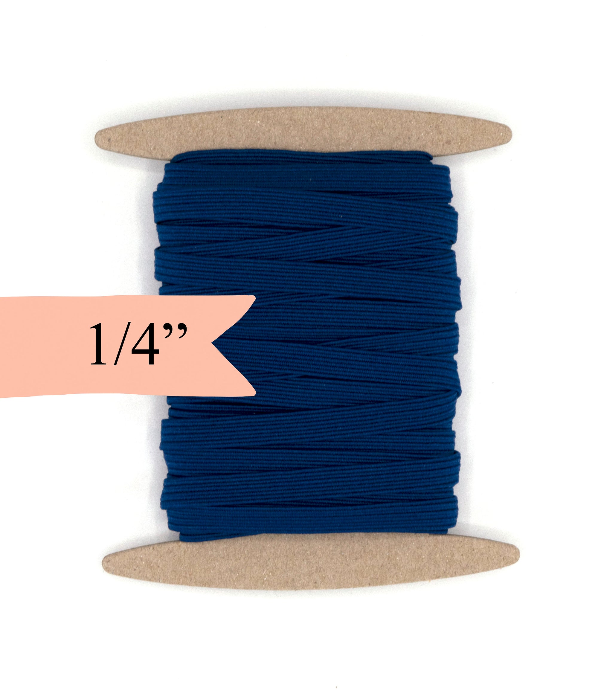 1/4 inch Elastic Light Navy Elastic