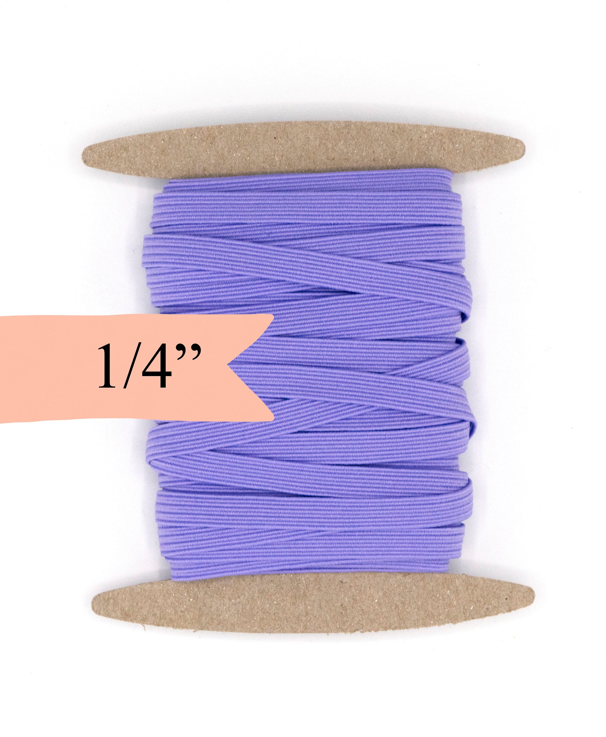 1/4 inch Elastic Lilac Purple Elastic