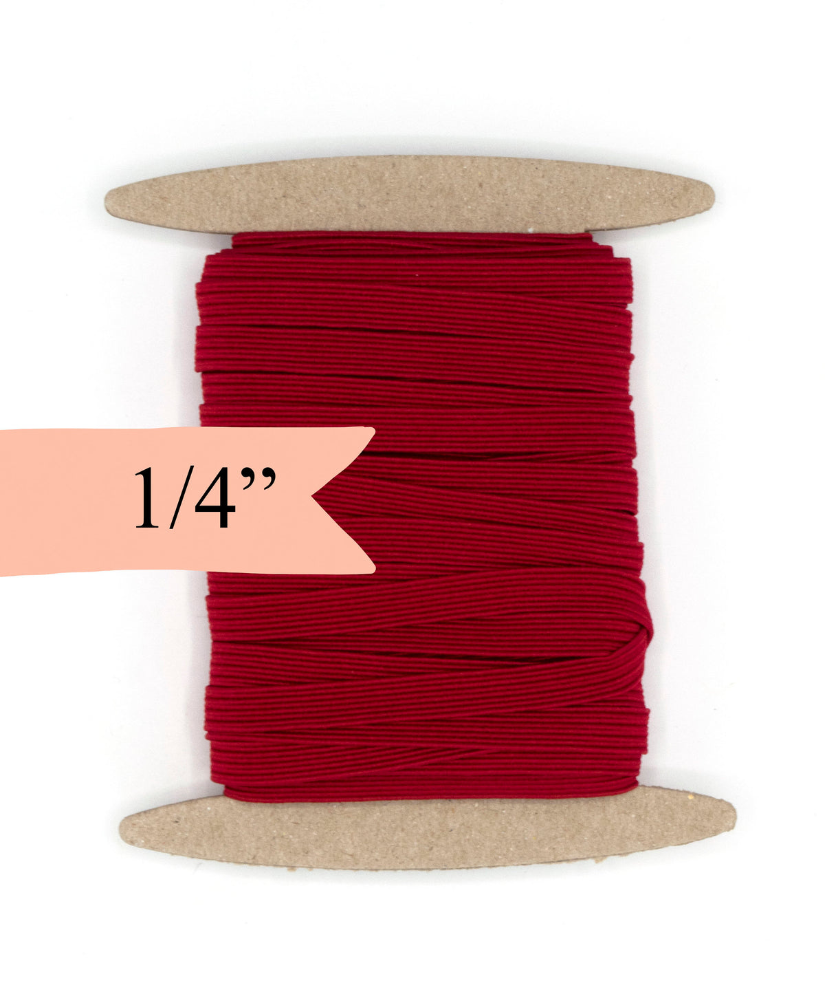 1/4 inch Elastic Red Elastic