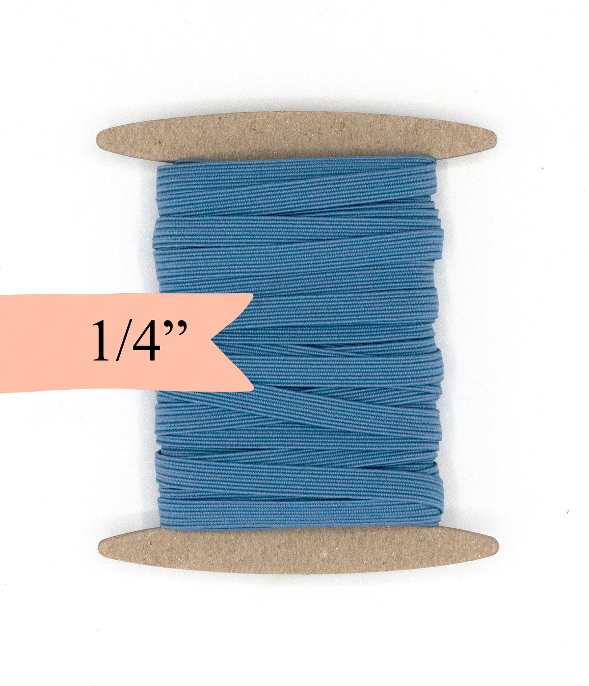 1/4 inch Elastic Denim Blue Elastic