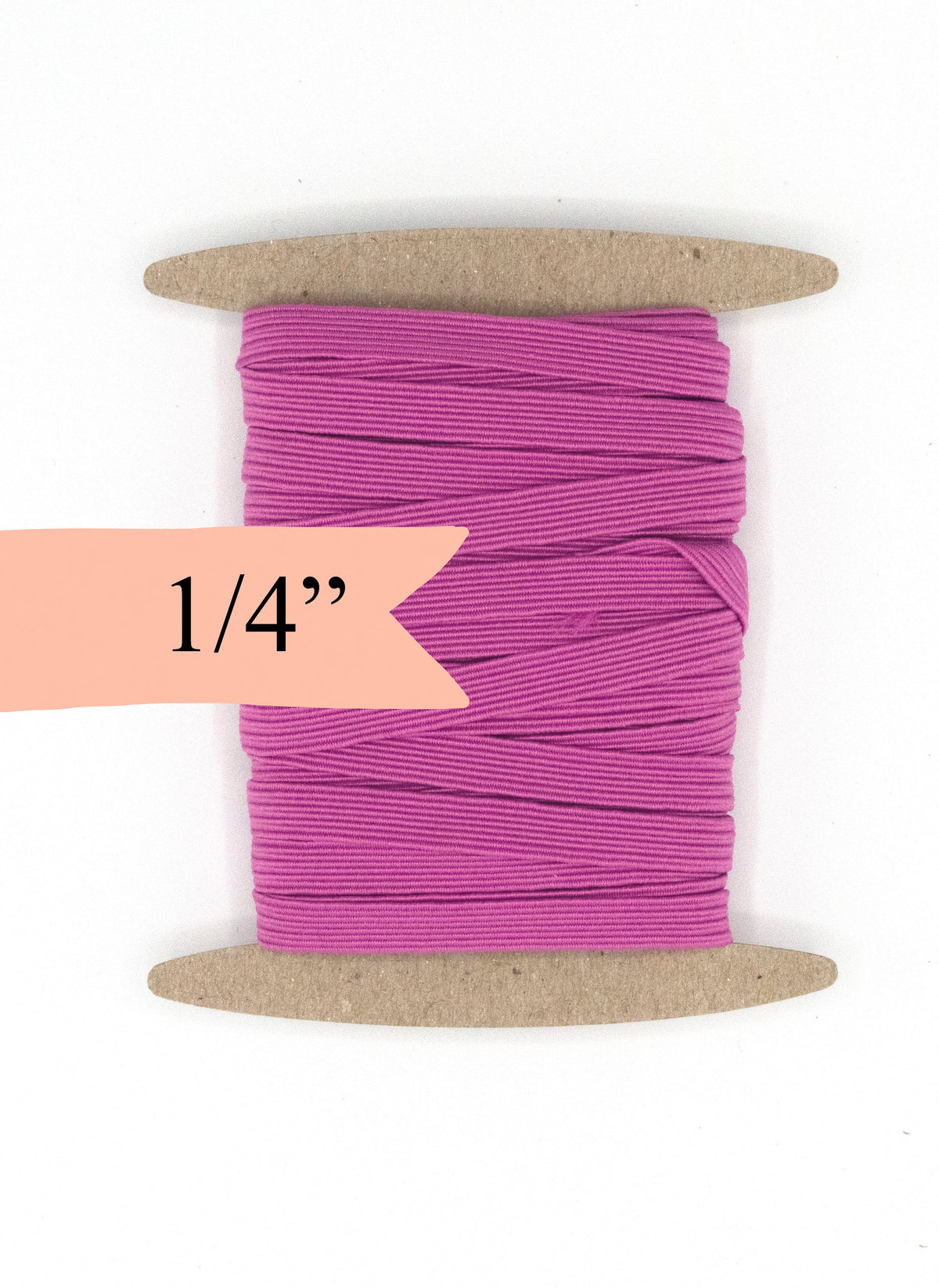 1/4 inch Elastic Bloom Pink Elastic