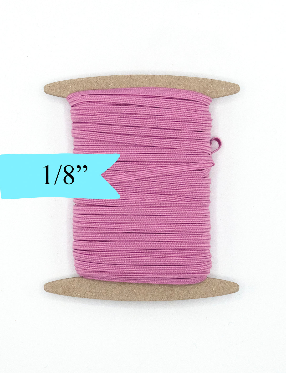 1/8 inch Elastic Tulip Pink Elastic