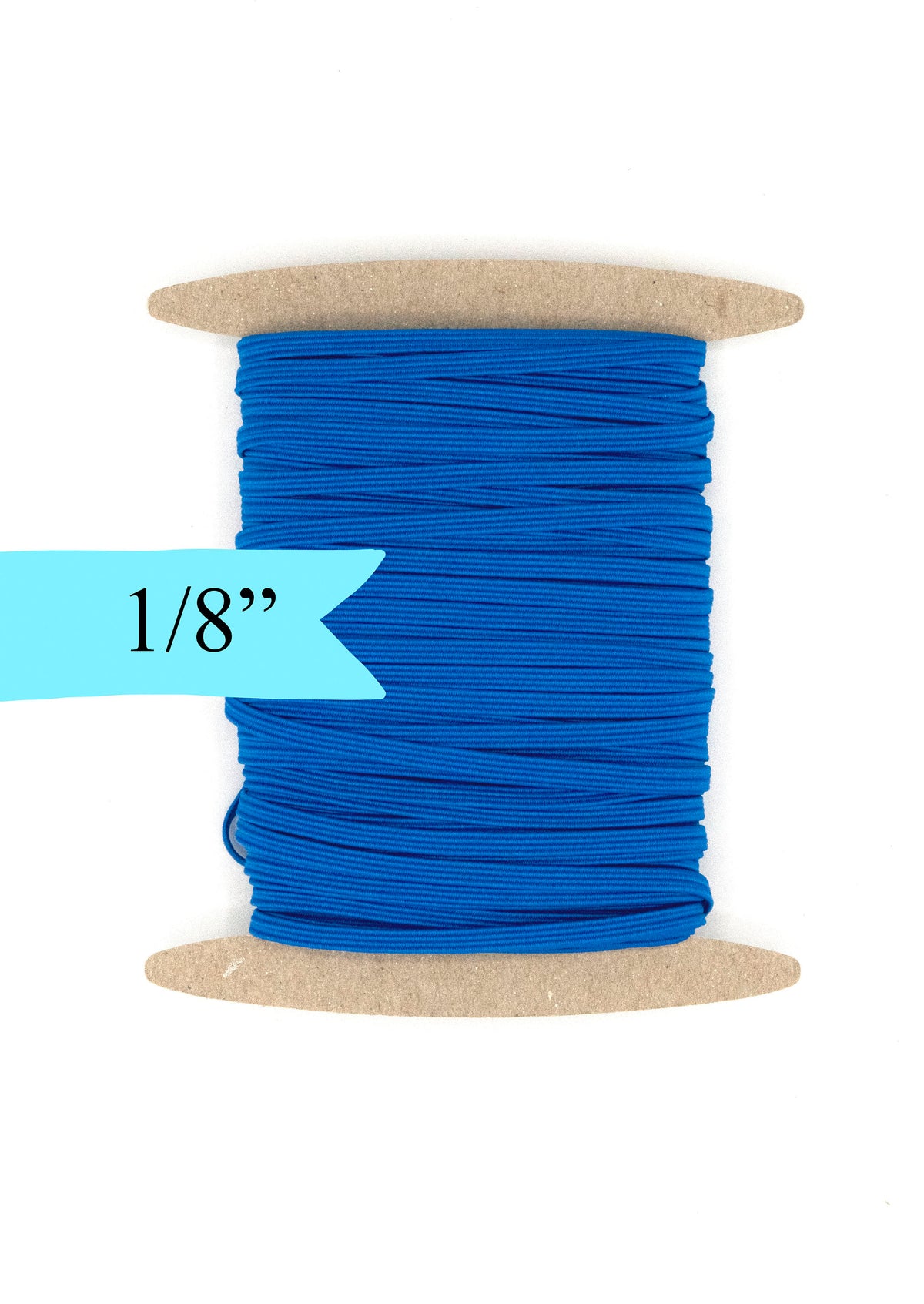 1/8 inch Elastic Blue Elastic