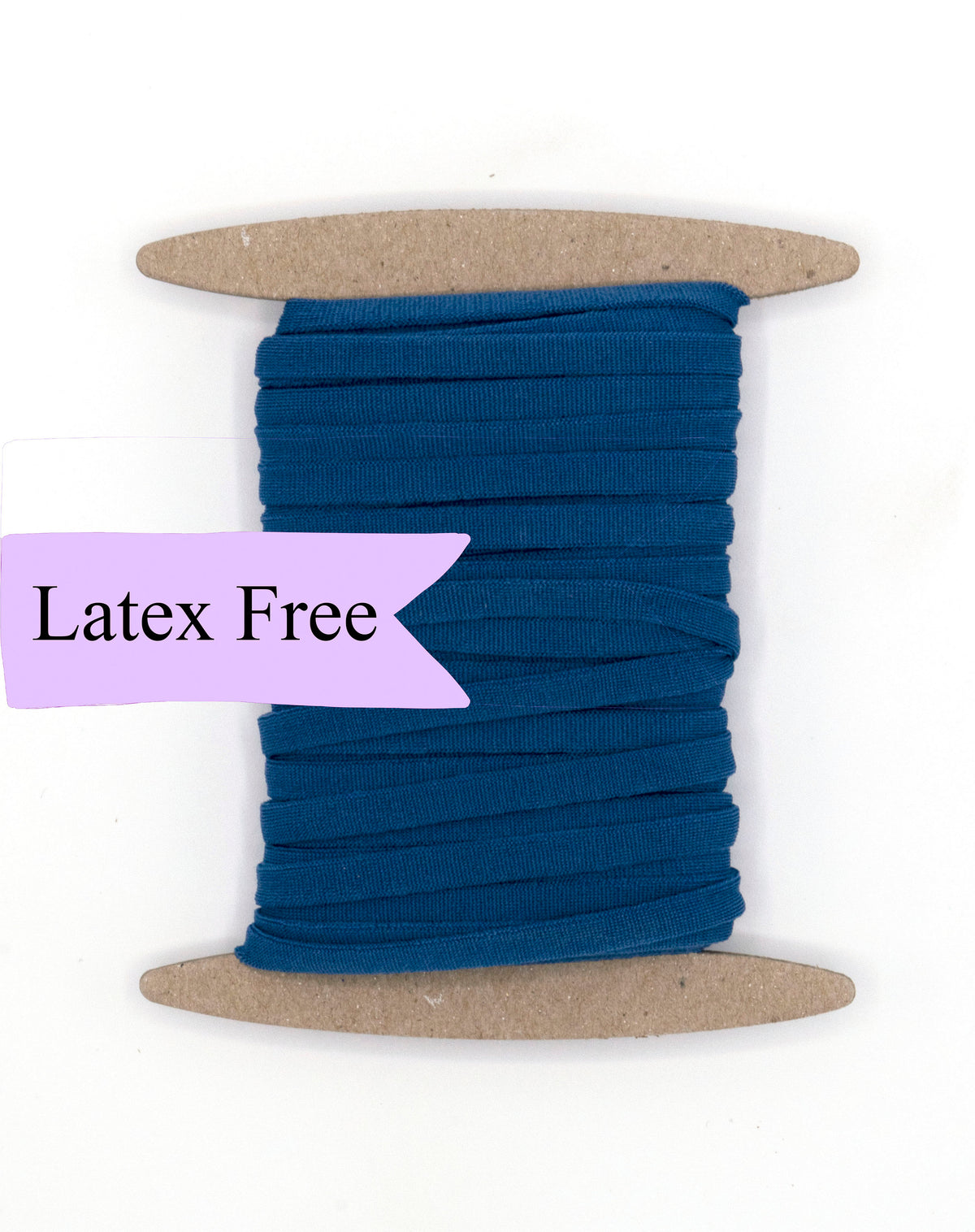 Latex Free Elastic Light Navy Blue 5mm