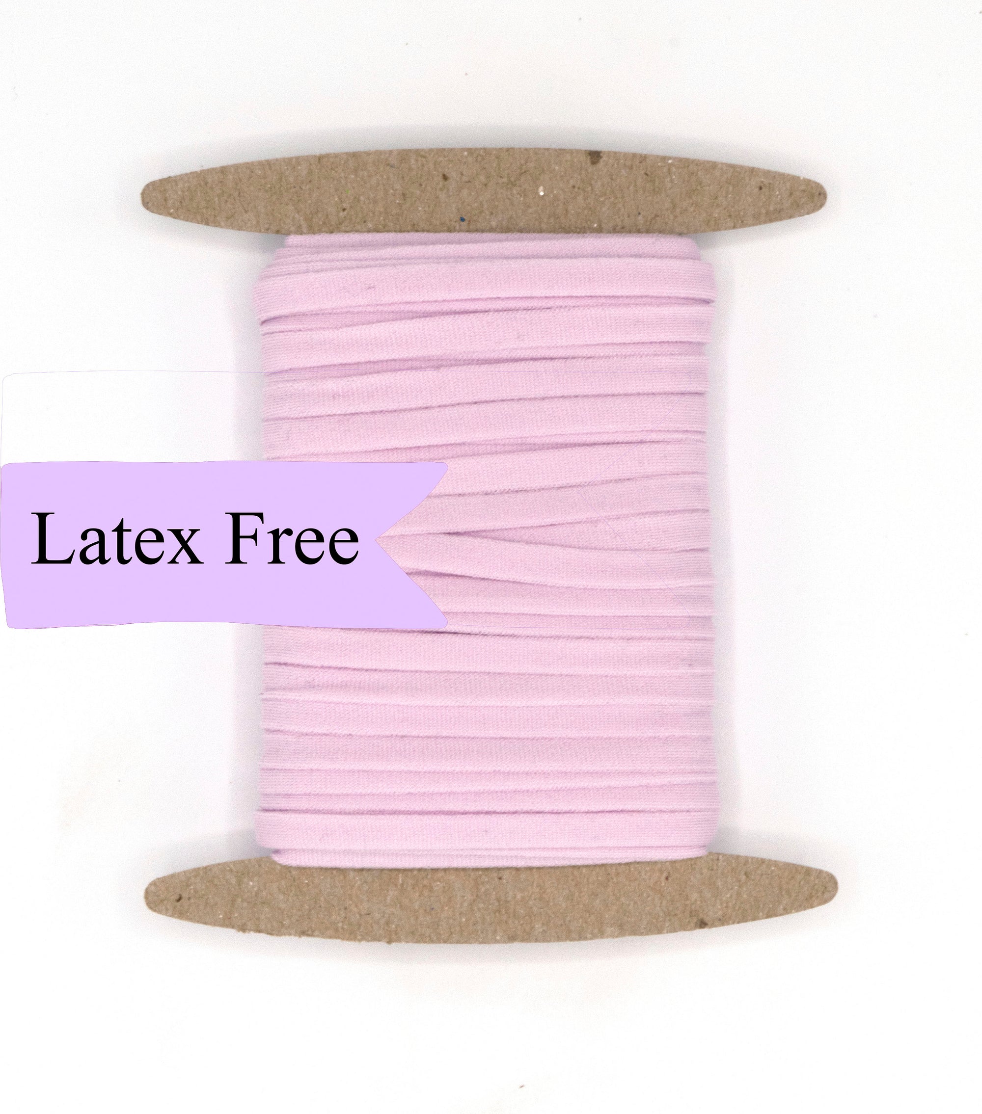 Latex Free Elastic Light Orchid 5mm